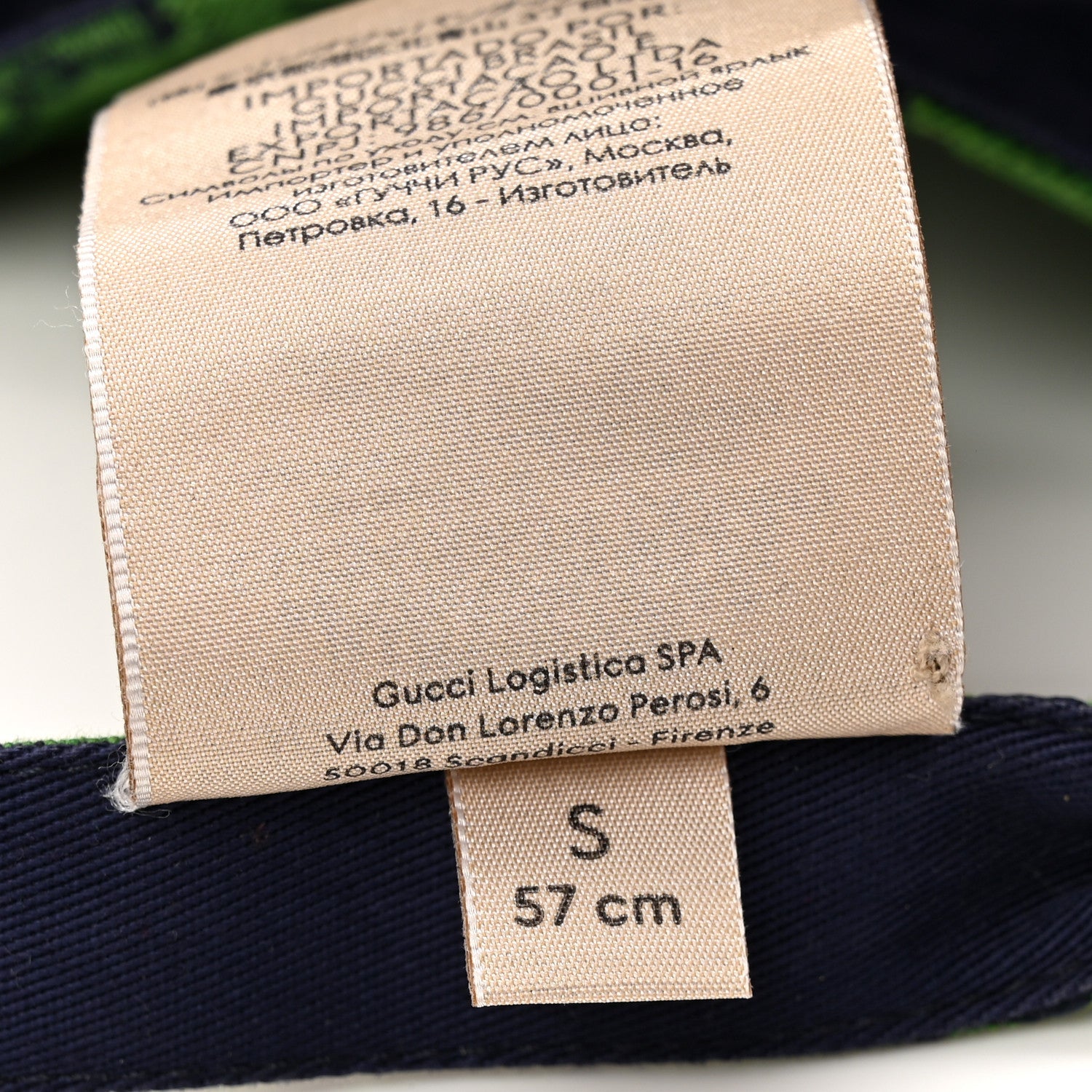 Monogram Multicolor Reversible Self-Tie Bucket Hat S Green Blue