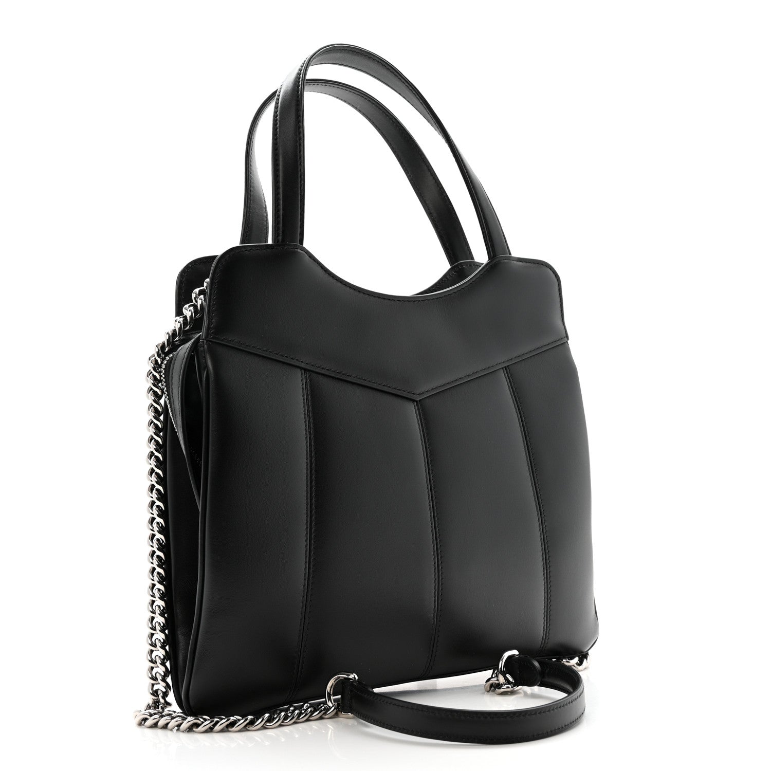 Calfskin Petite GG Small Tote Bag Black