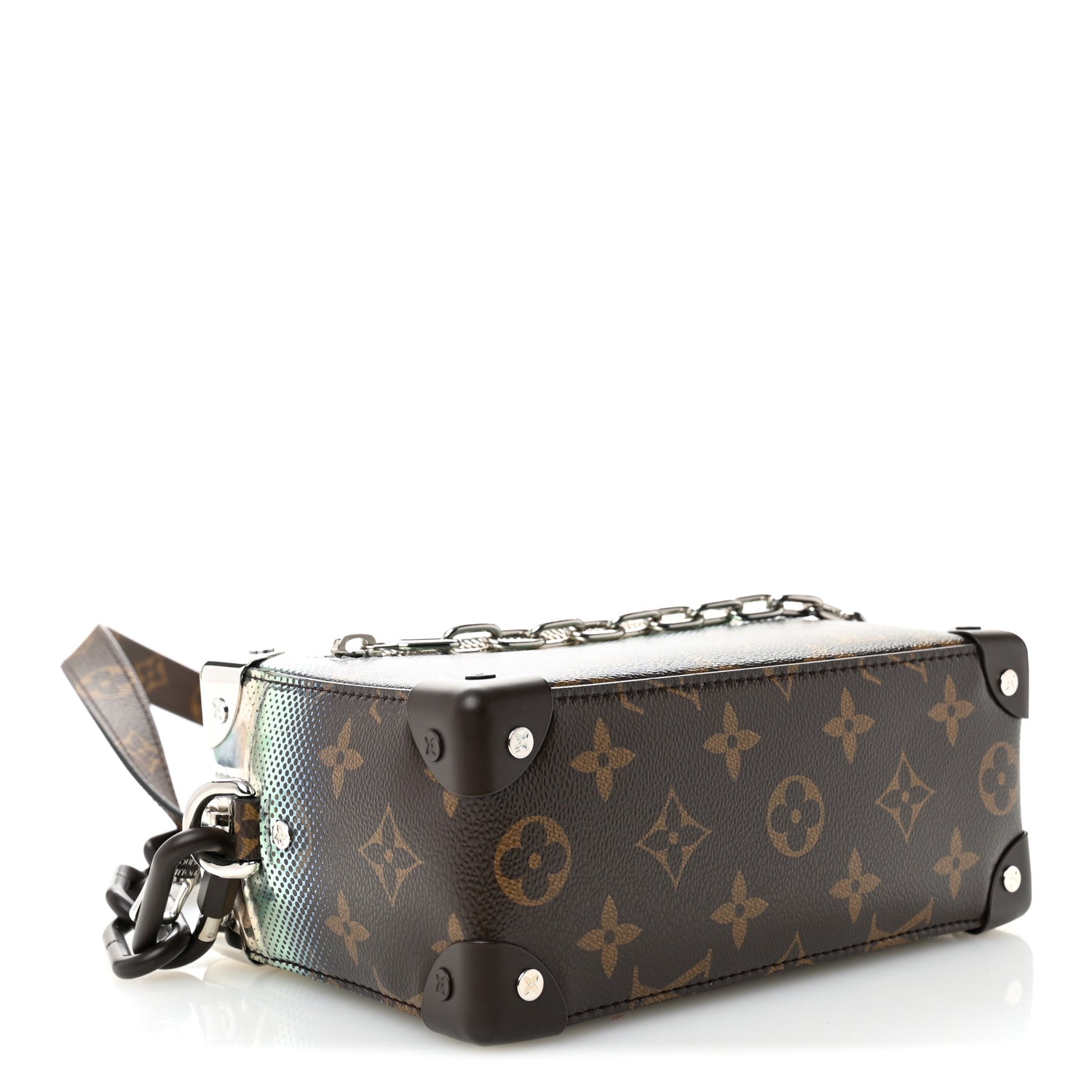 Metallic Nebula Monogram Mini Soft Trunk Multicolor