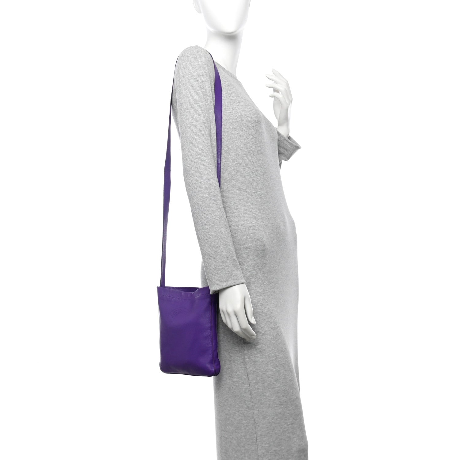 Lambskin Clou De Selle Pouch Crocus