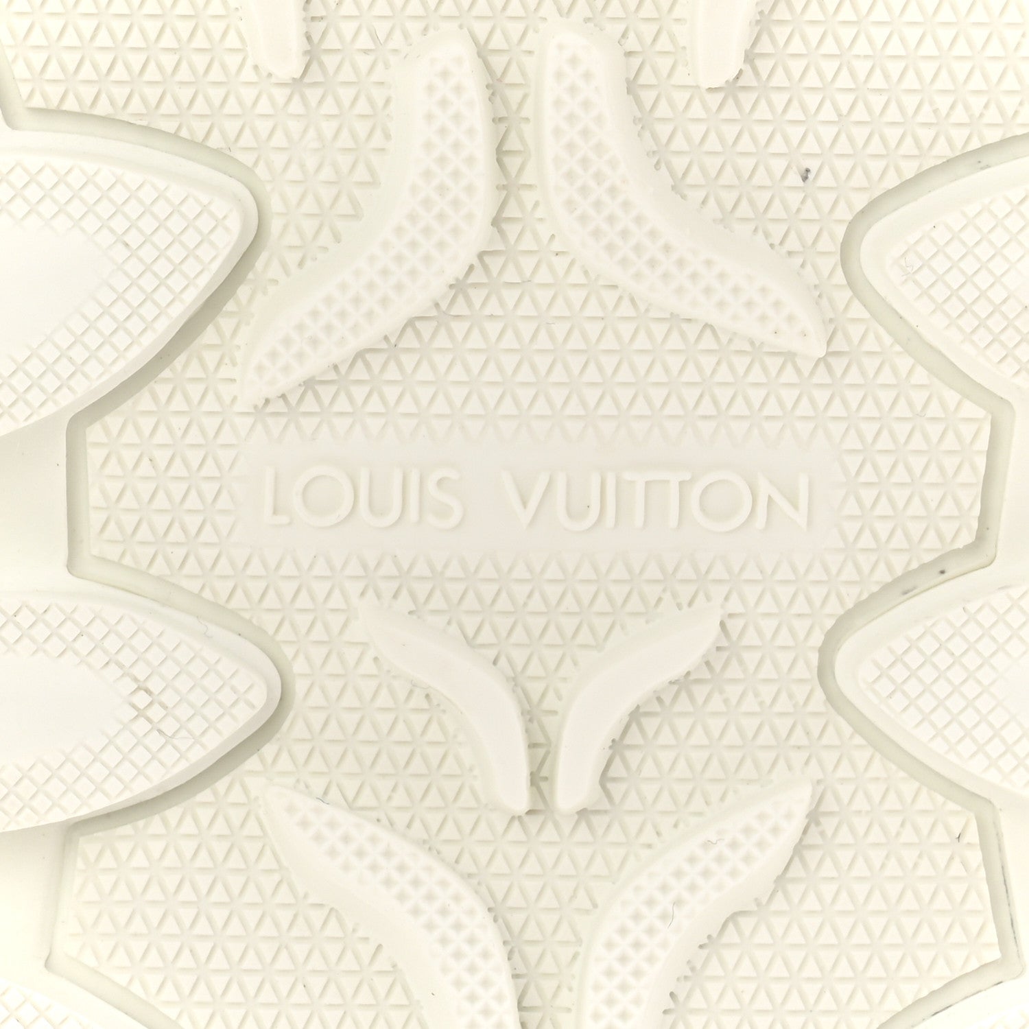 Suede Calfskin LV Rush Sneakers 37.5 White