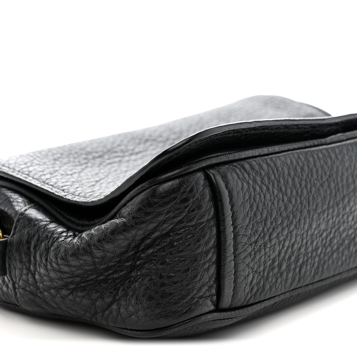 Vitello Phenix Crossbody Bag Black