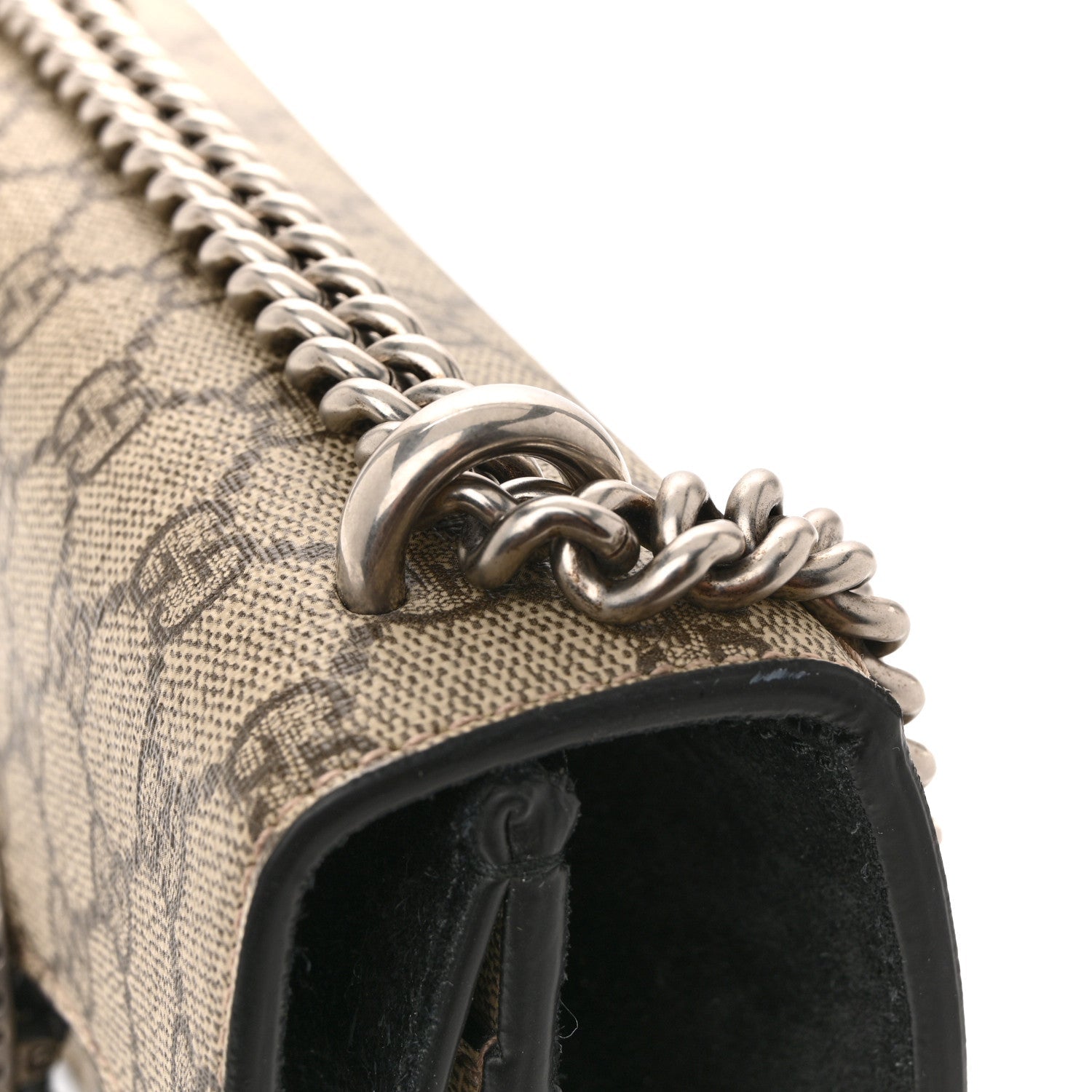 GG Supreme Monogram Mini Dionysus Shoulder Bag Black
