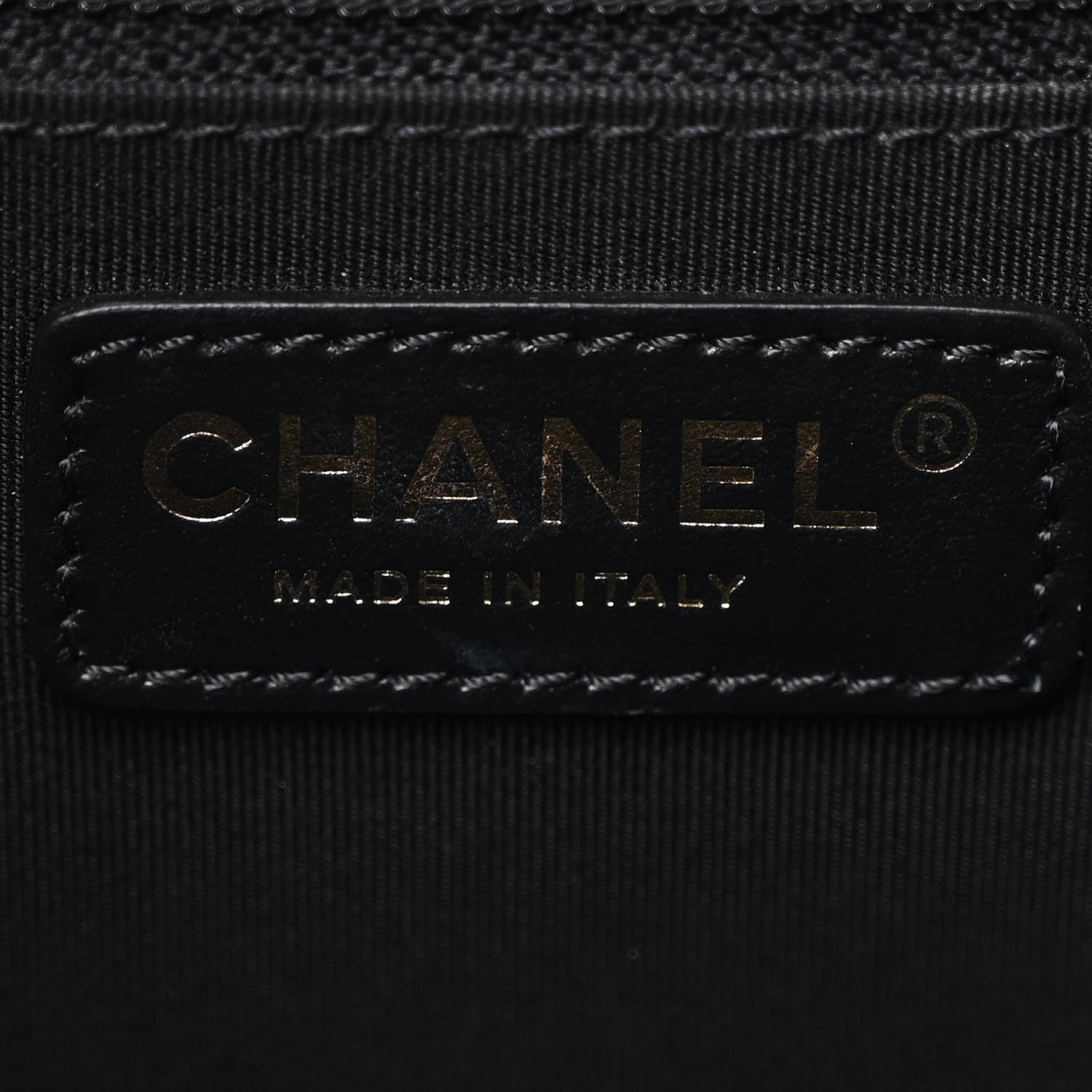 Lambskin Quilted Drawstring Backpack Black