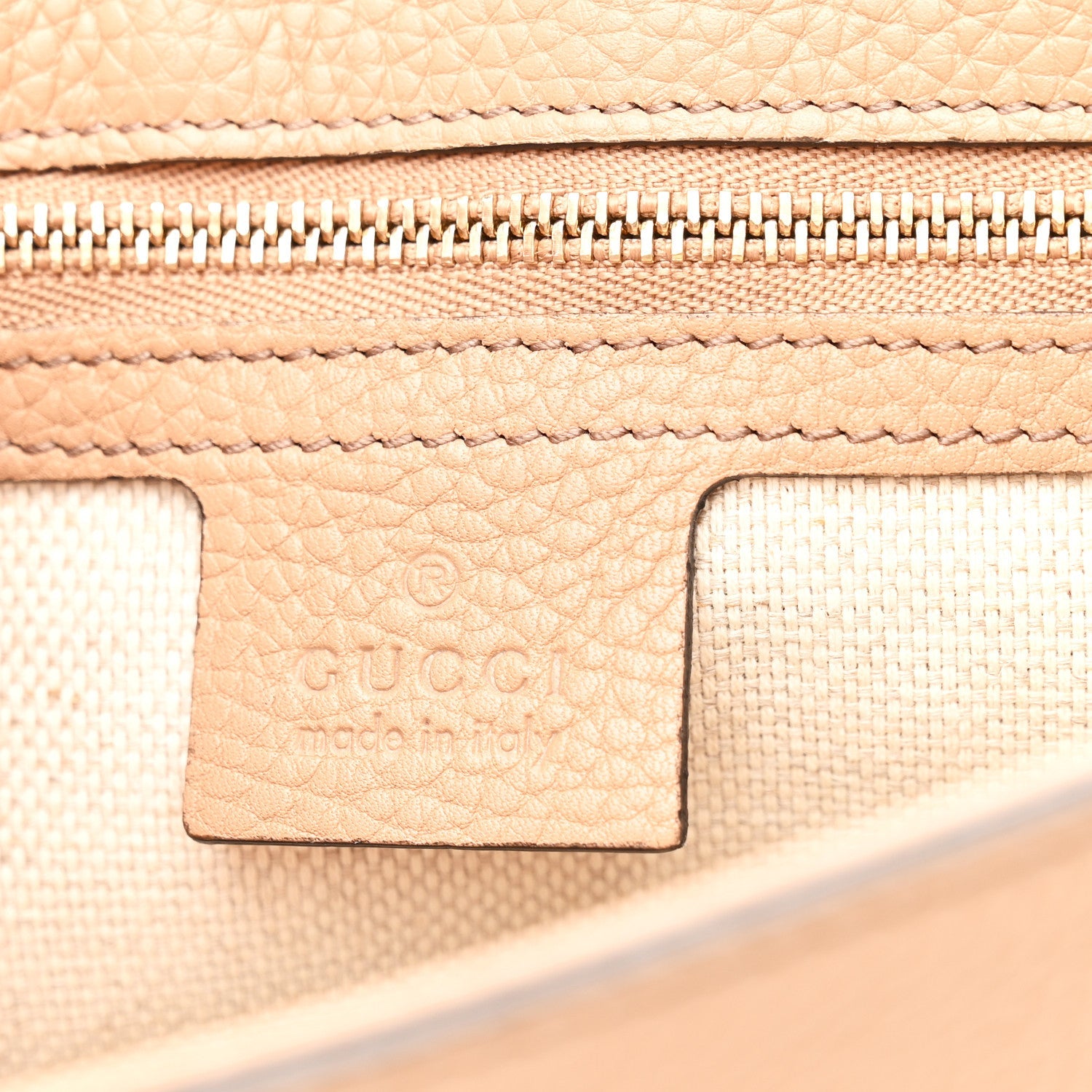Pebbled Calfskin Medium Soho Flap Crossbody Camelia