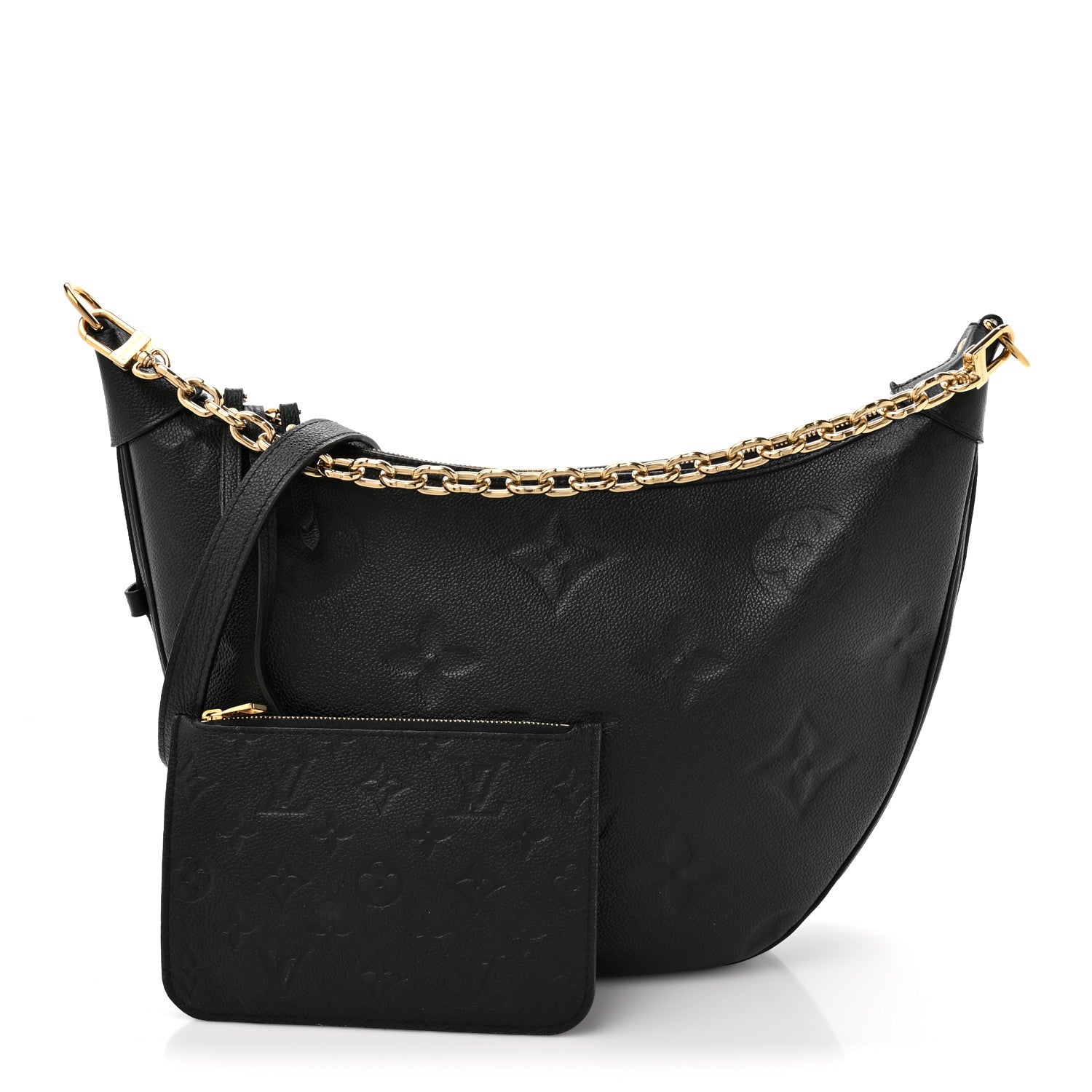 Empreinte Monogram Giant Loop Hobo Black