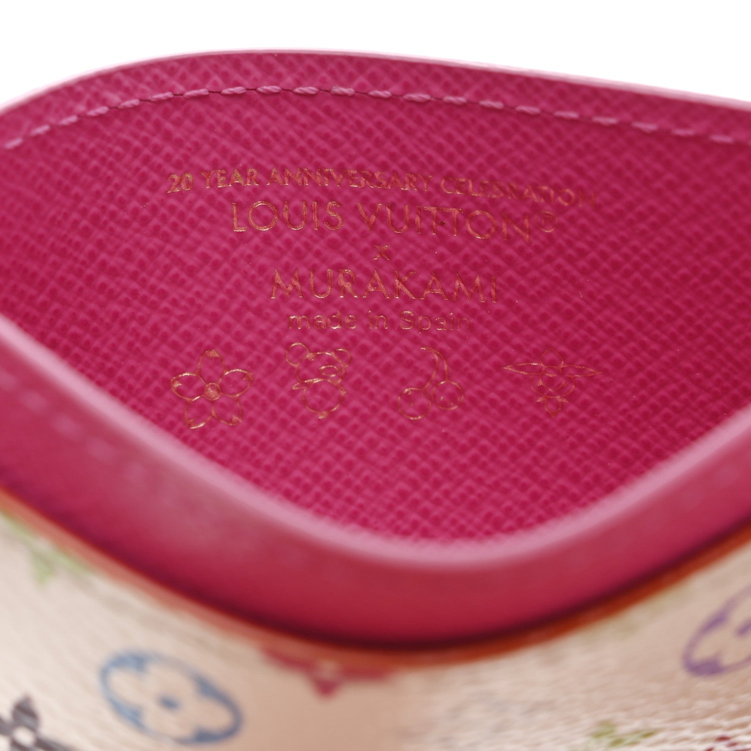 LV X TM Monogram Multicolor Card Holder Kawaii Pink