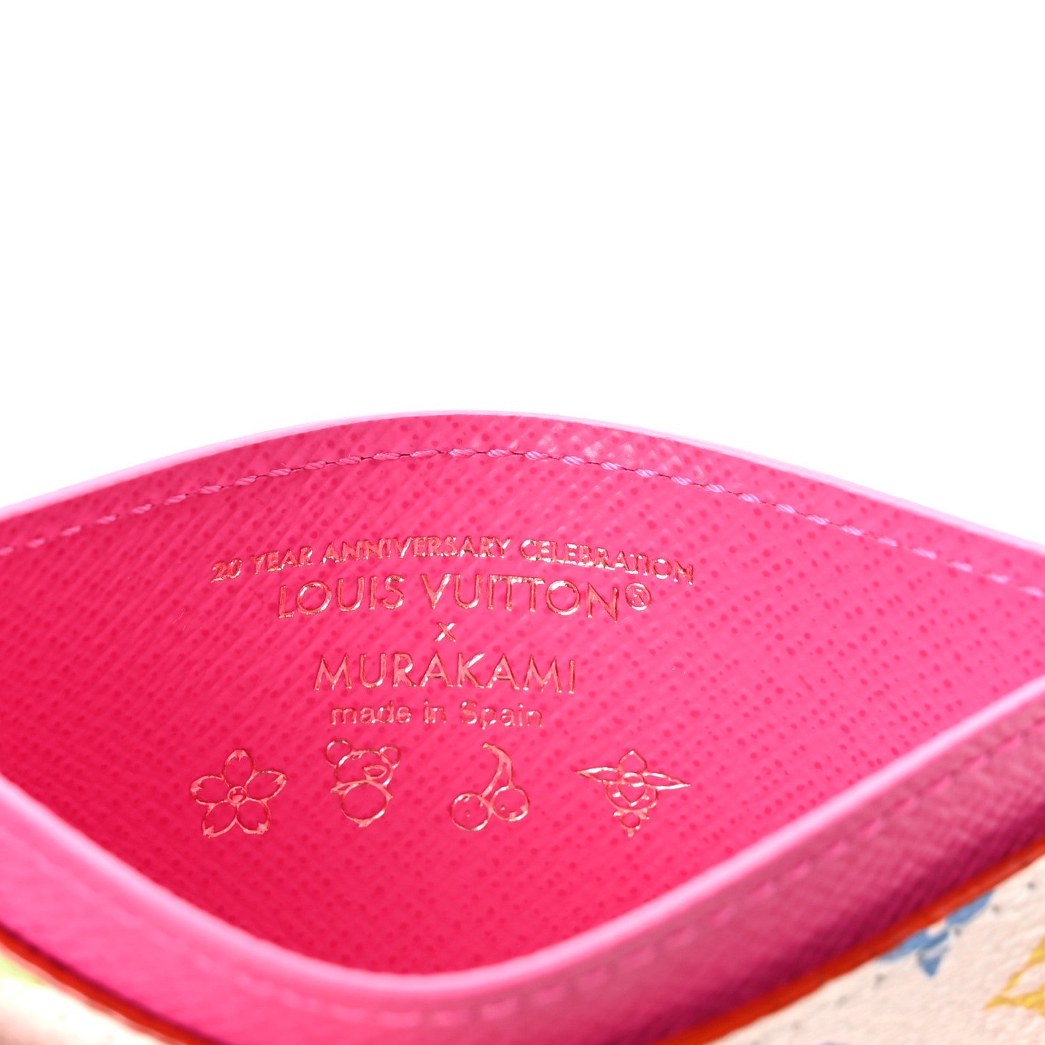 LV X TM Monogram Multicolor Card Holder Kawaii Pink