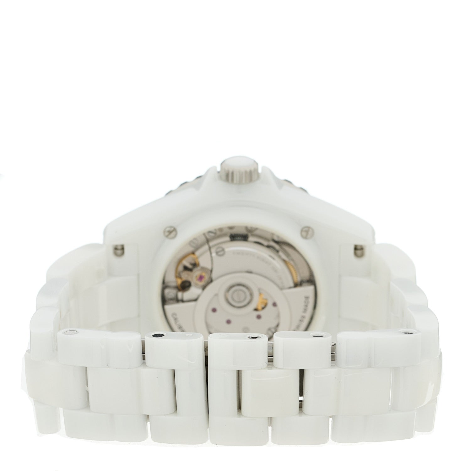 Stainless Steel Ceramic 38mm J12 Automatic Watch White