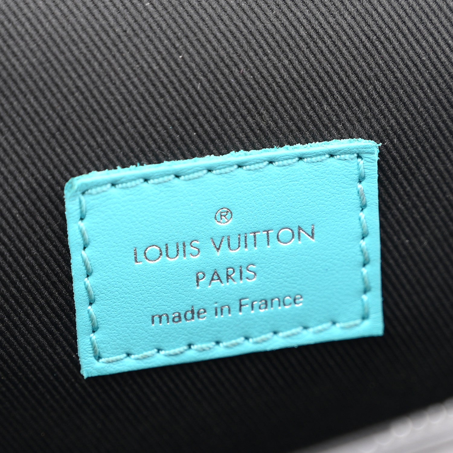 Reverse Monogram Eclipse Steamer Wearable Wallet Turquoise