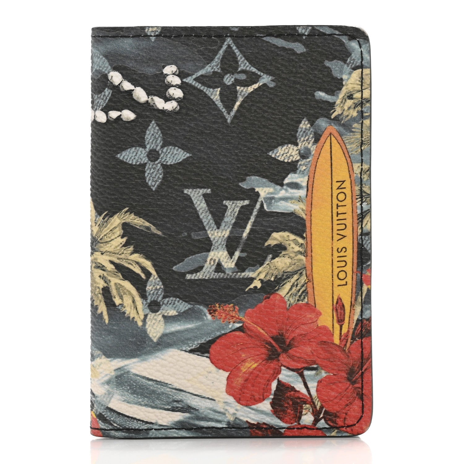 Monogram Surfin' Pocket Organizer Navy Blue
