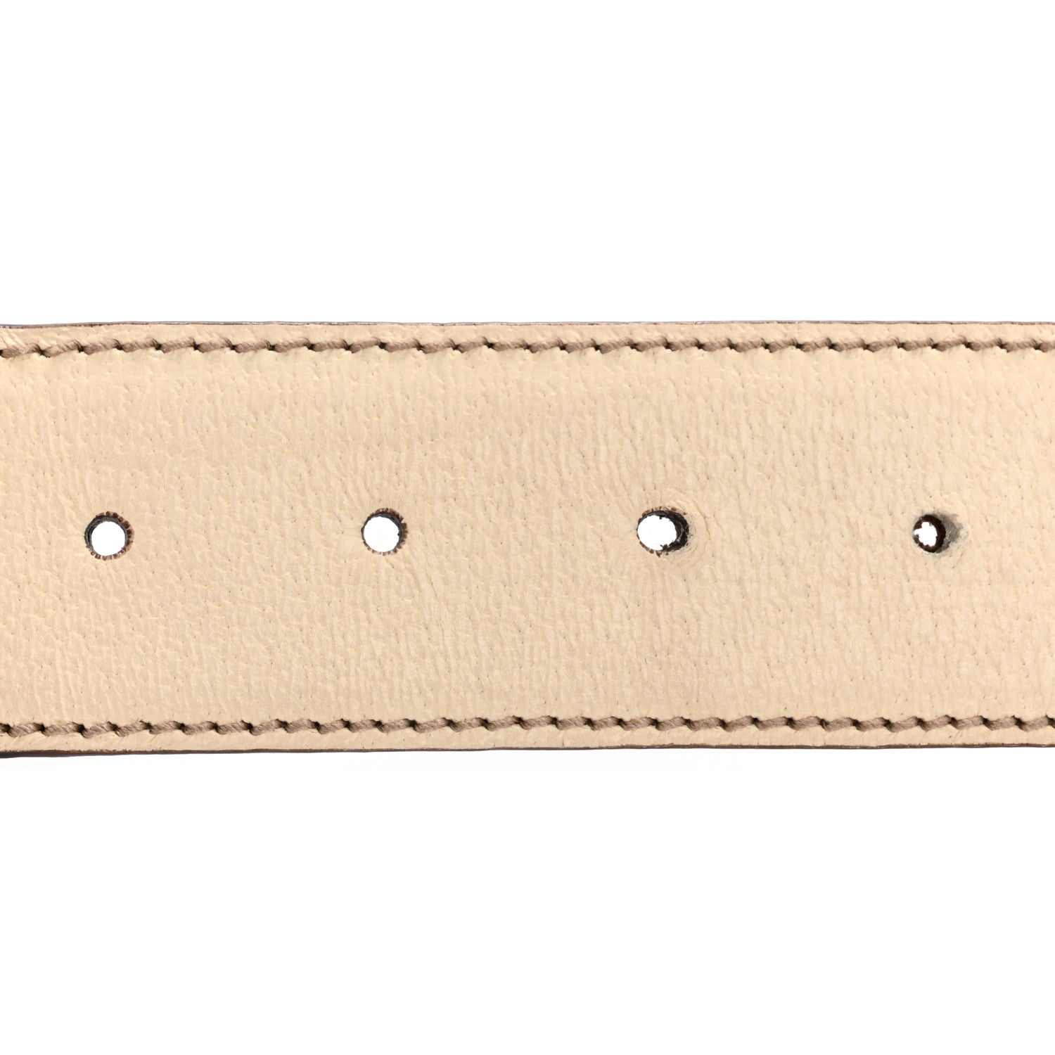 Calfskin Web Interlocking G White 75 30 White