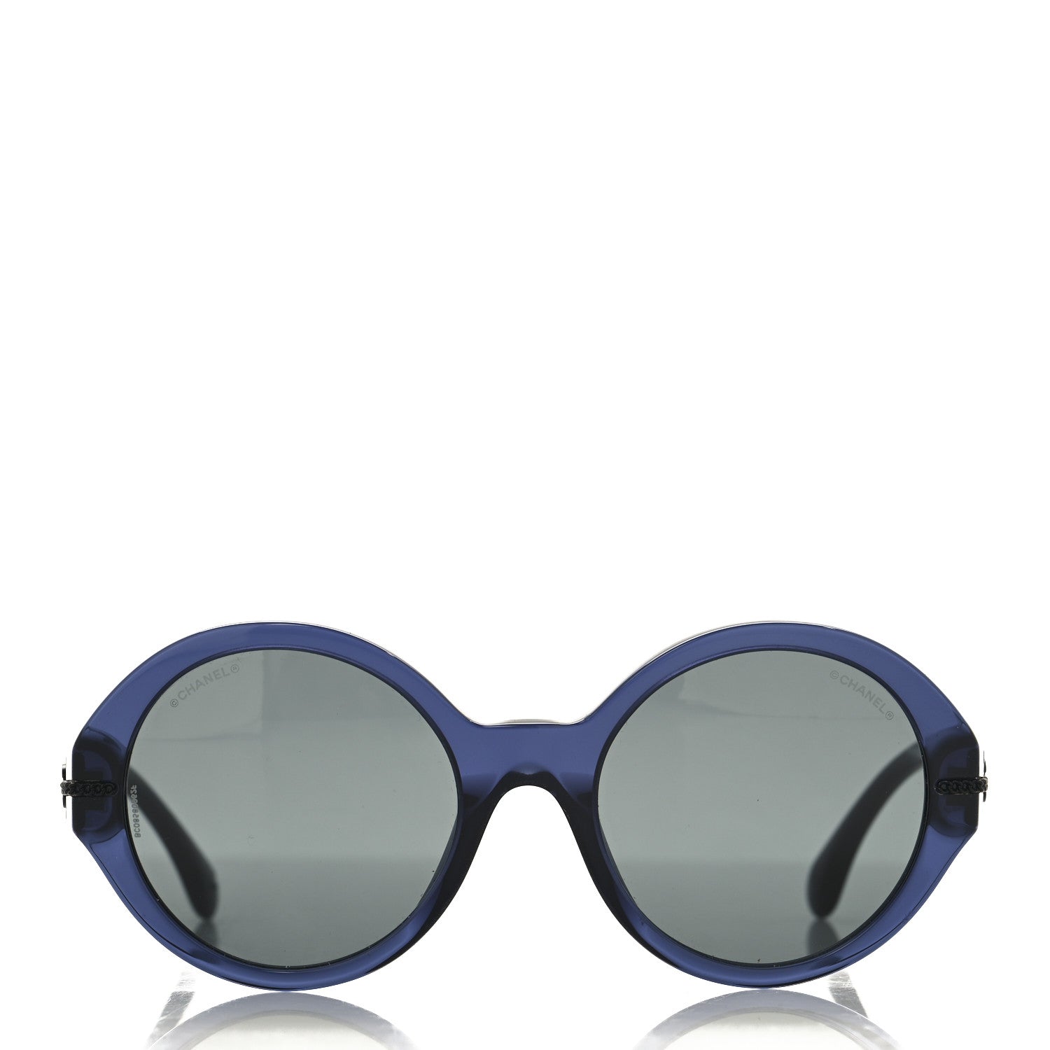 Acetate Chain Sunglasses 5511 Blue