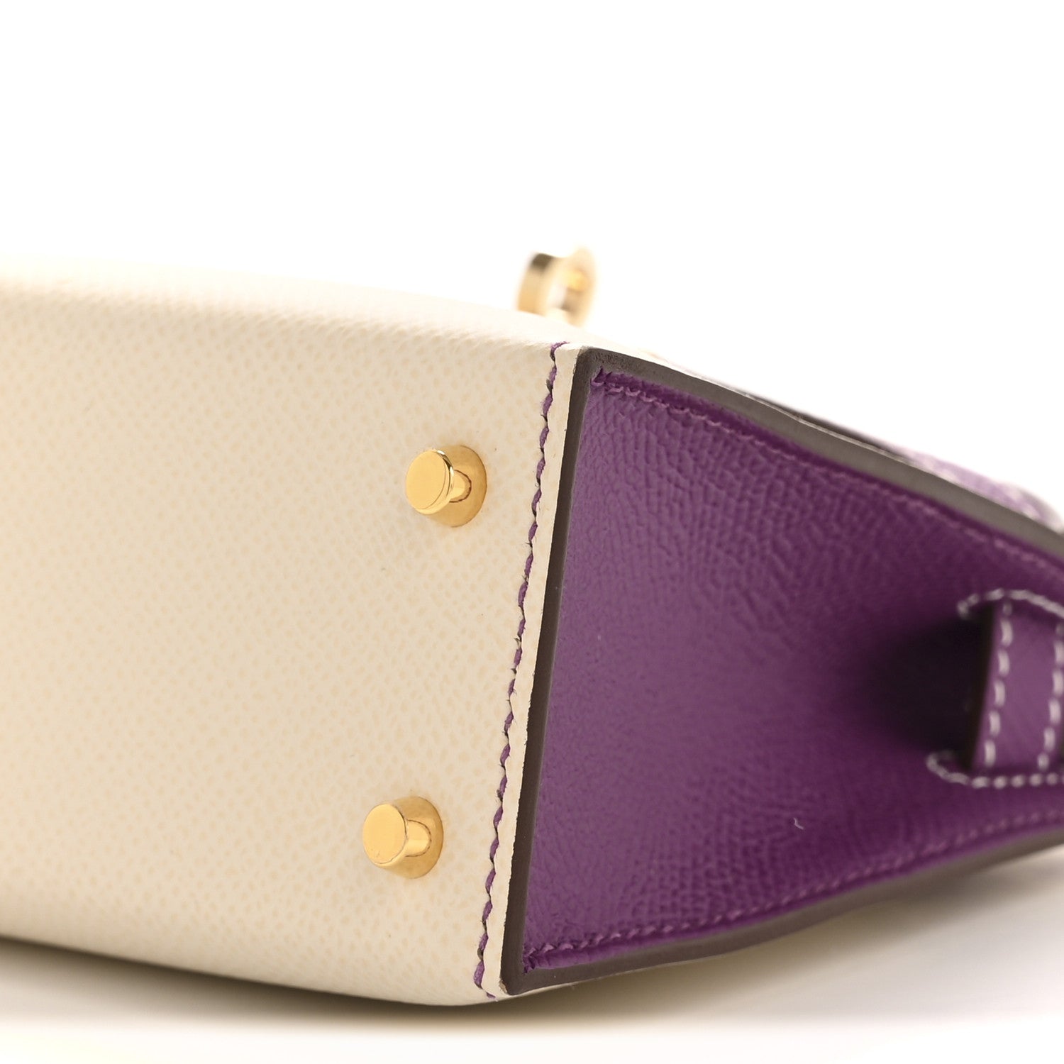 Epsom Mini Horseshoe Kelly Sellier 20 Craie Anemone