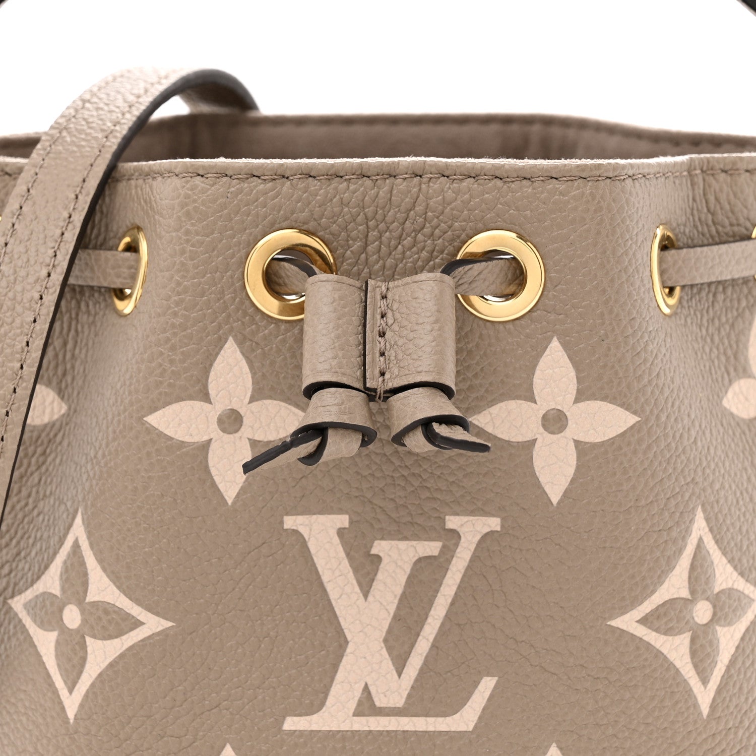 Empreinte Monogram Giant Nano Noe Tourterelle Creme
