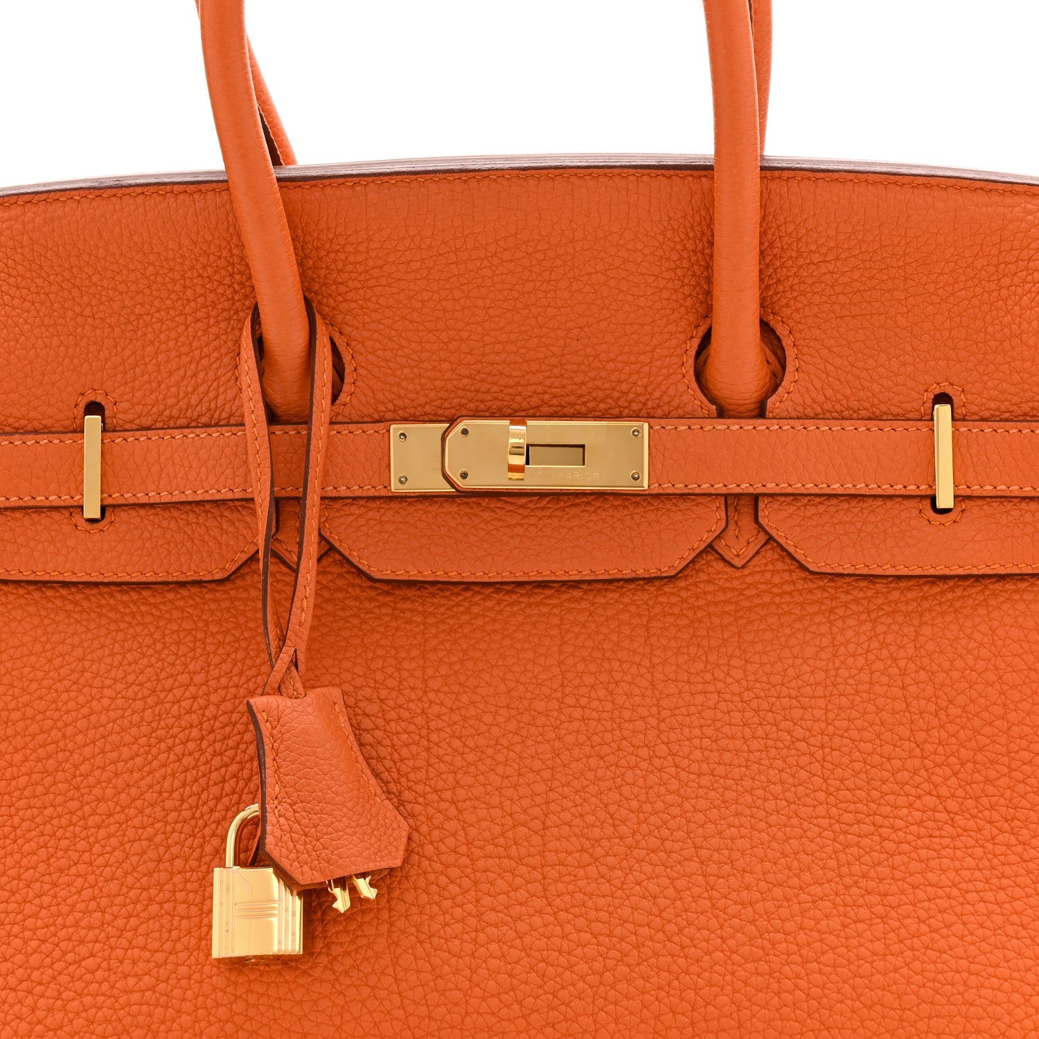 Togo Birkin 35 Orange
