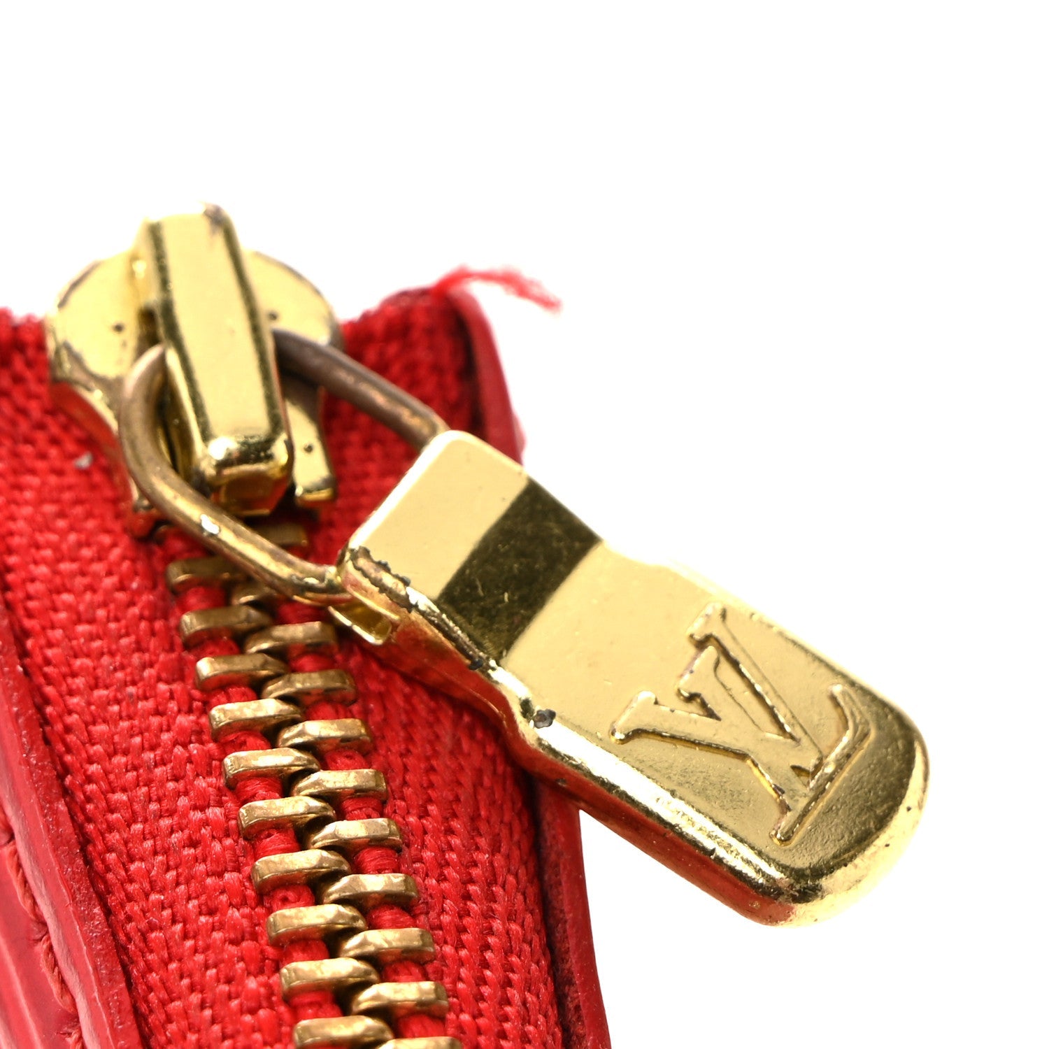 Epi Pochette Accessories 21 Castillan Red