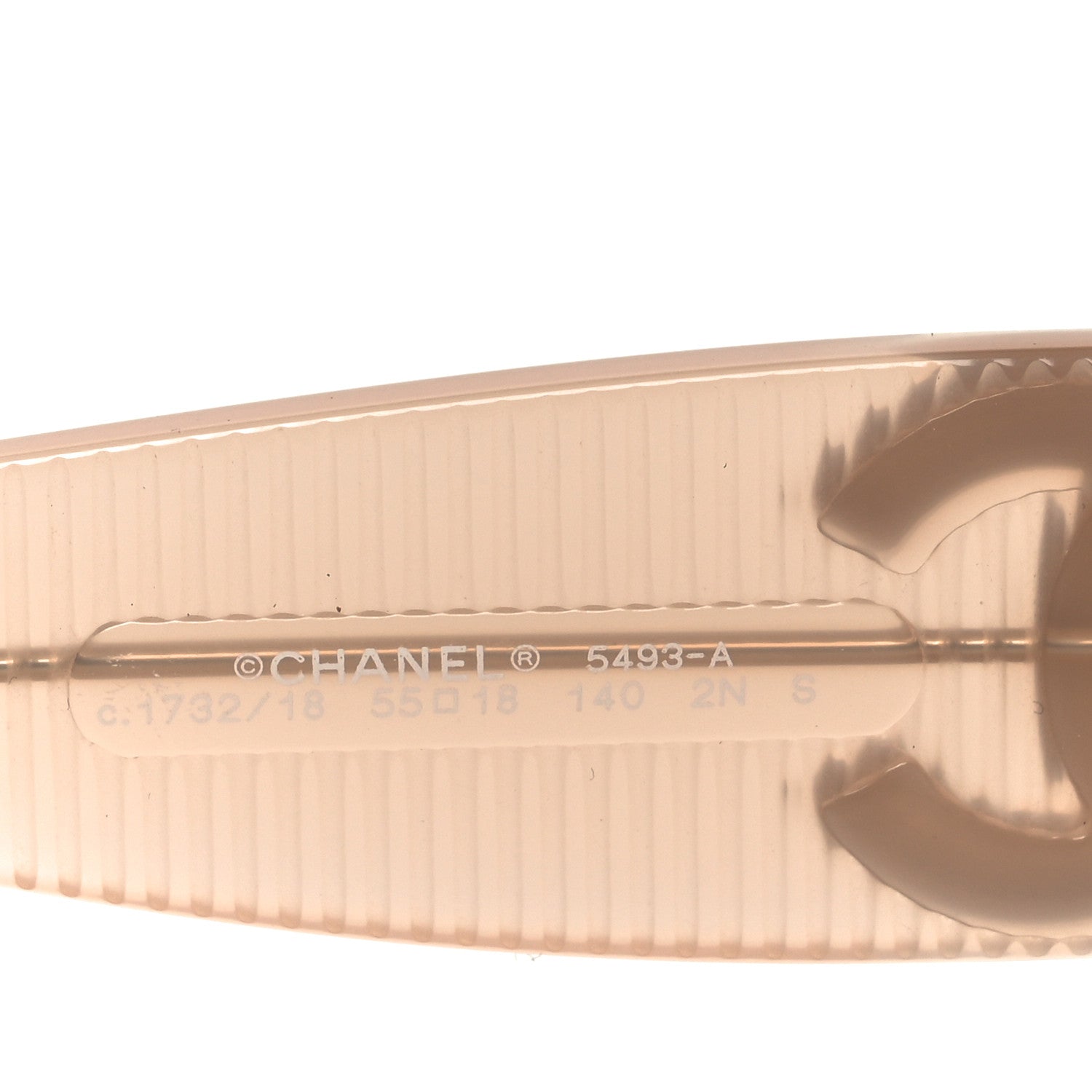 Acetate Rectangle Sunglasses 5493-A Light Pink