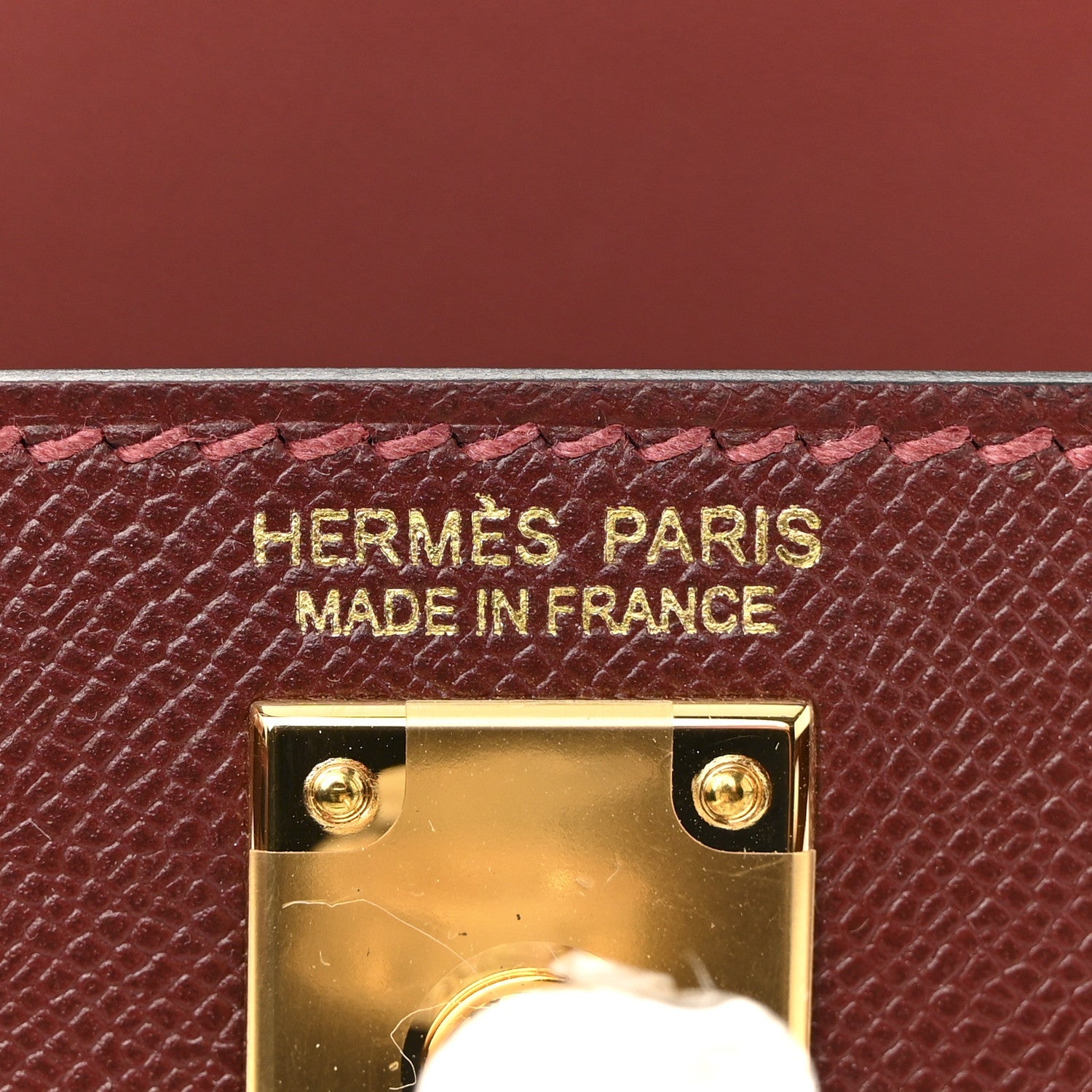 Madame Calfskin Mini Kelly Sellier 20 Rouge H