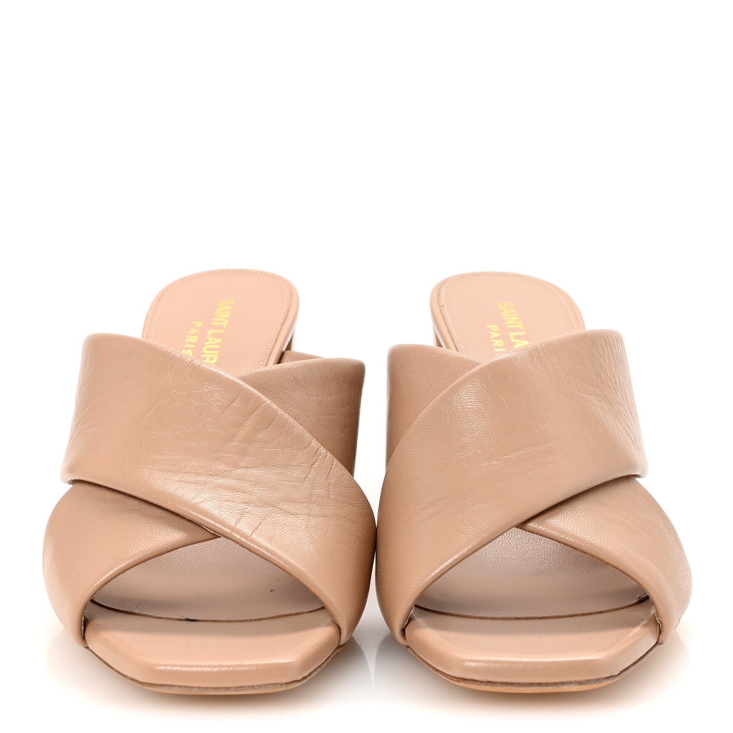 Calfskin LouLou 70 Mules 36 Nude
