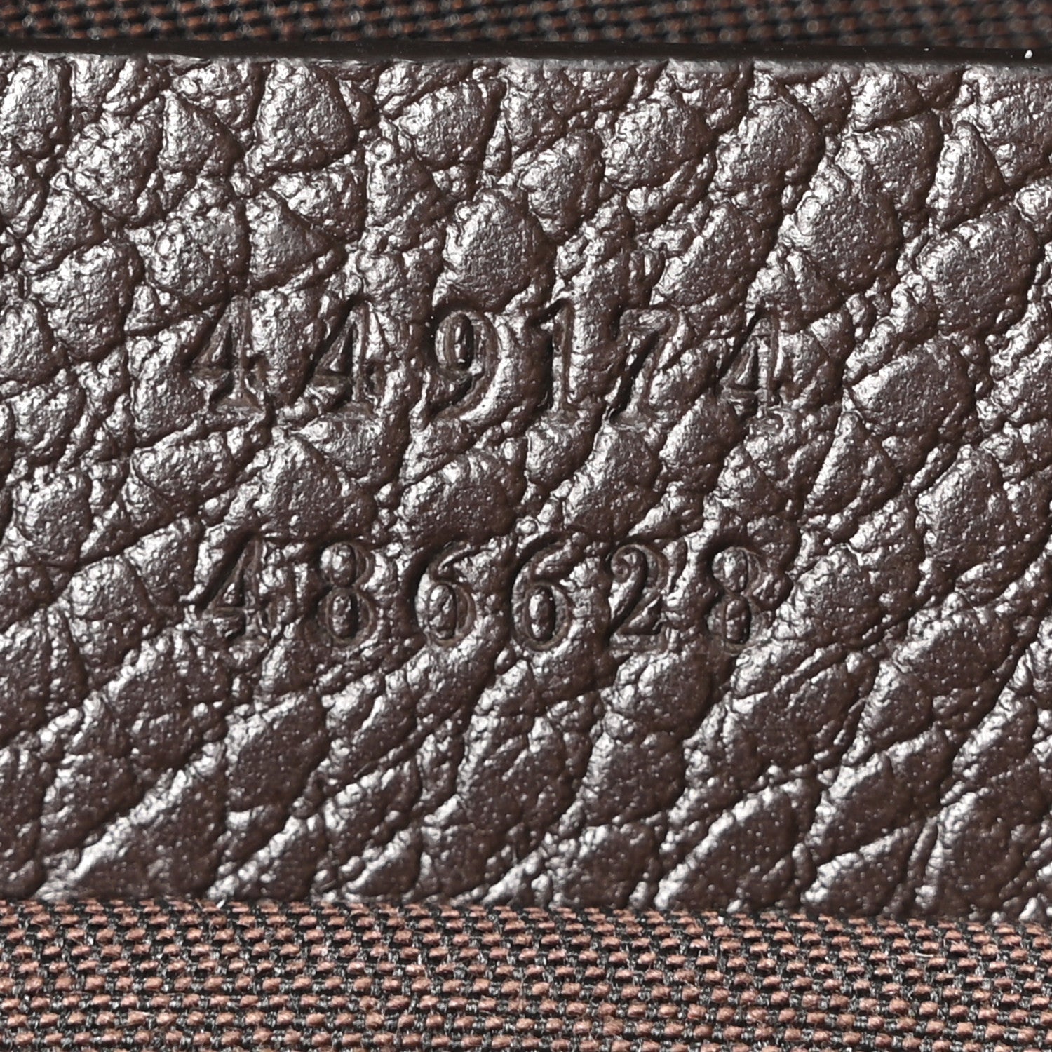Monogram Belt Bag Dark Brown