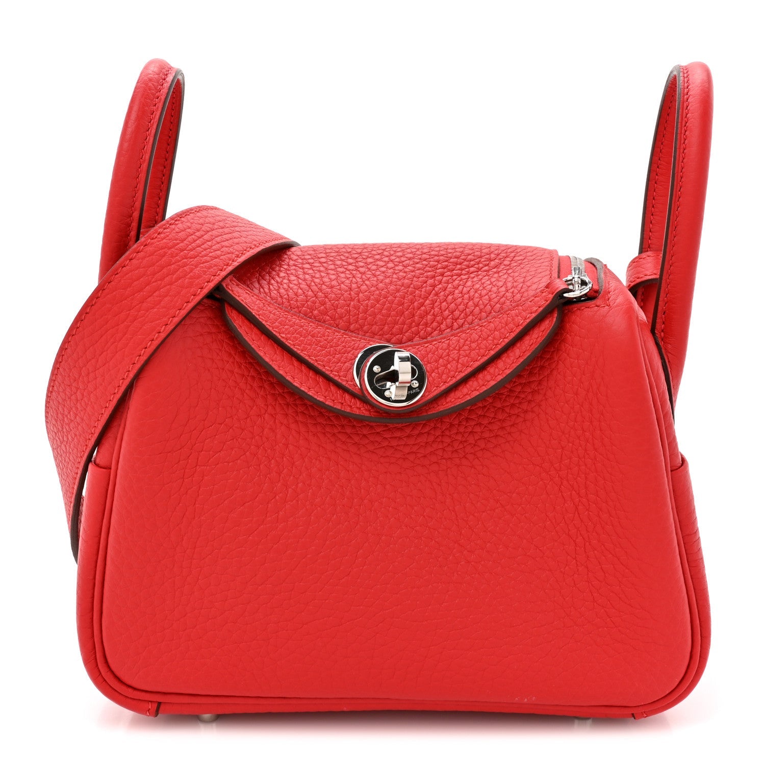 Taurillon Clemence Mini Lindy 20 Rouge Radieux