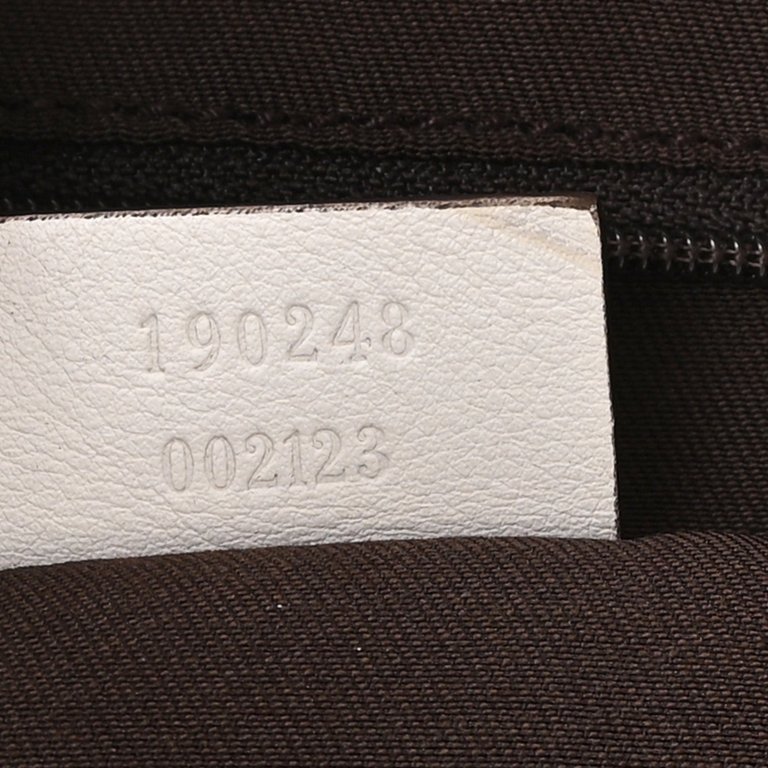 Monogram D Gold Tote  White