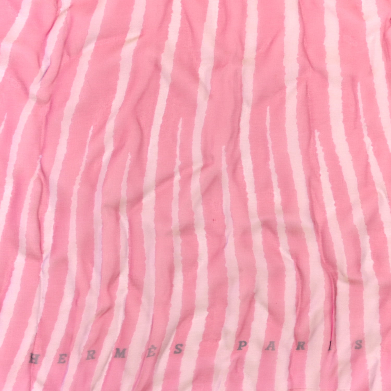 Silk Mousseline Striped Poncho