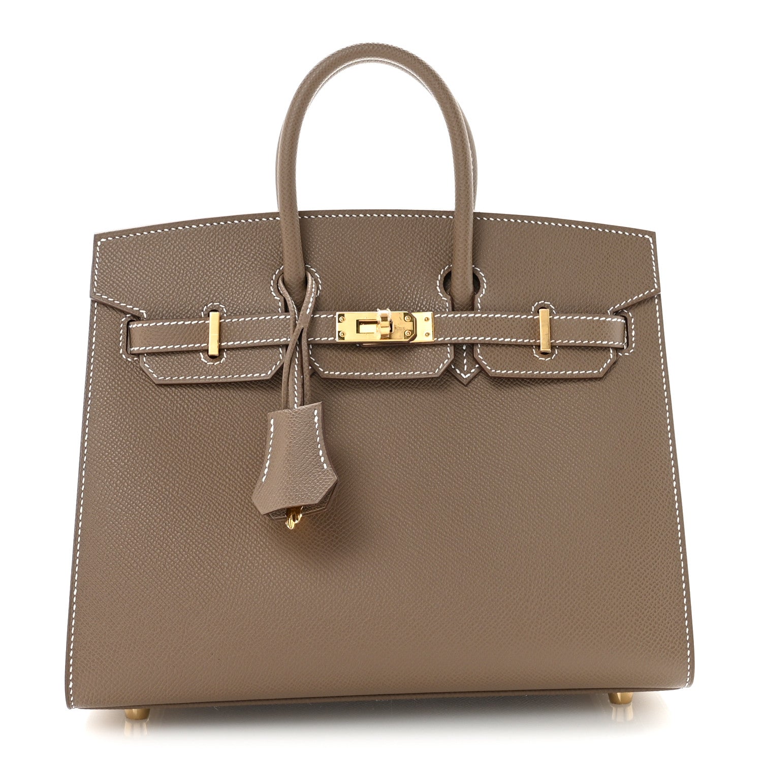 Epsom Birkin Sellier 25 Etoupe