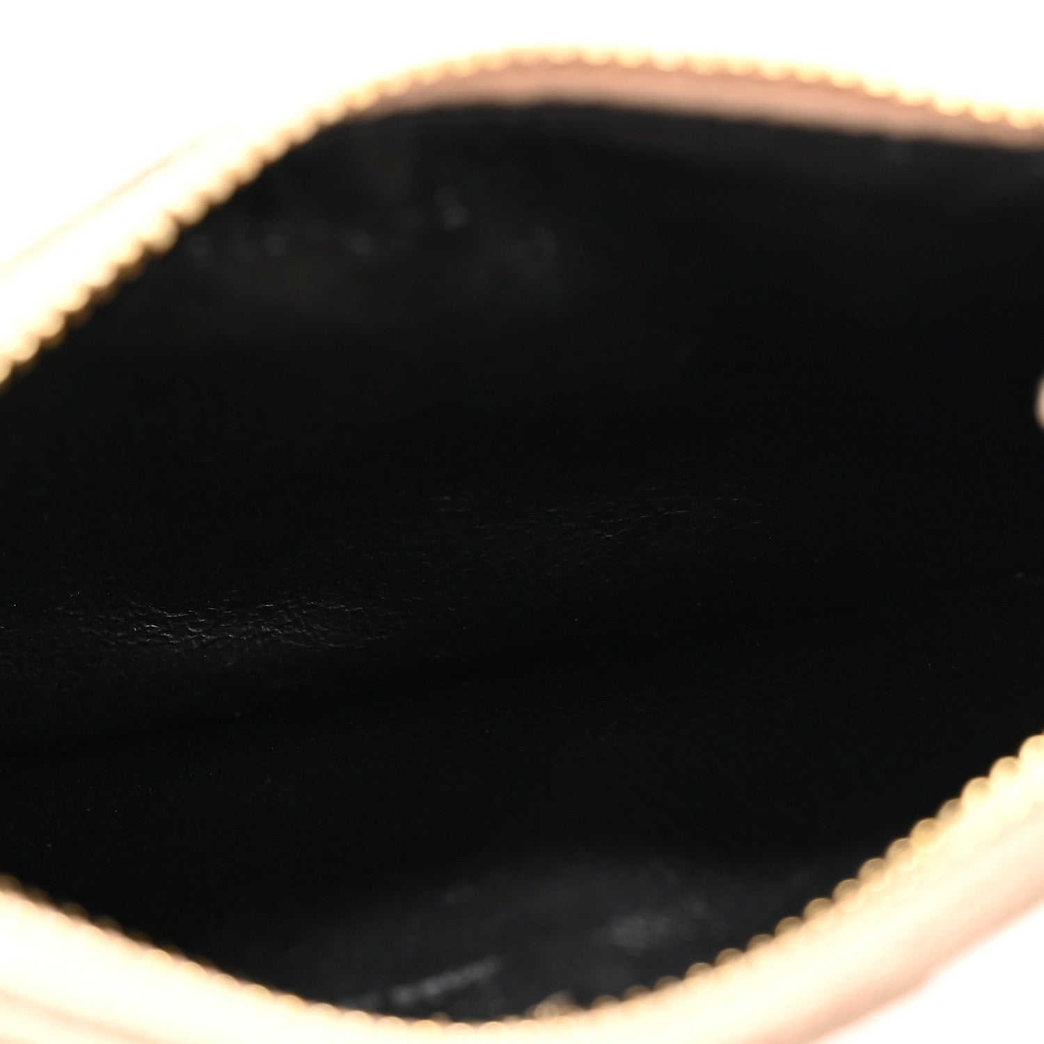 Monogram Grain de Poudre 5 Fragments Zip Pouch Card Holder Dark Beige