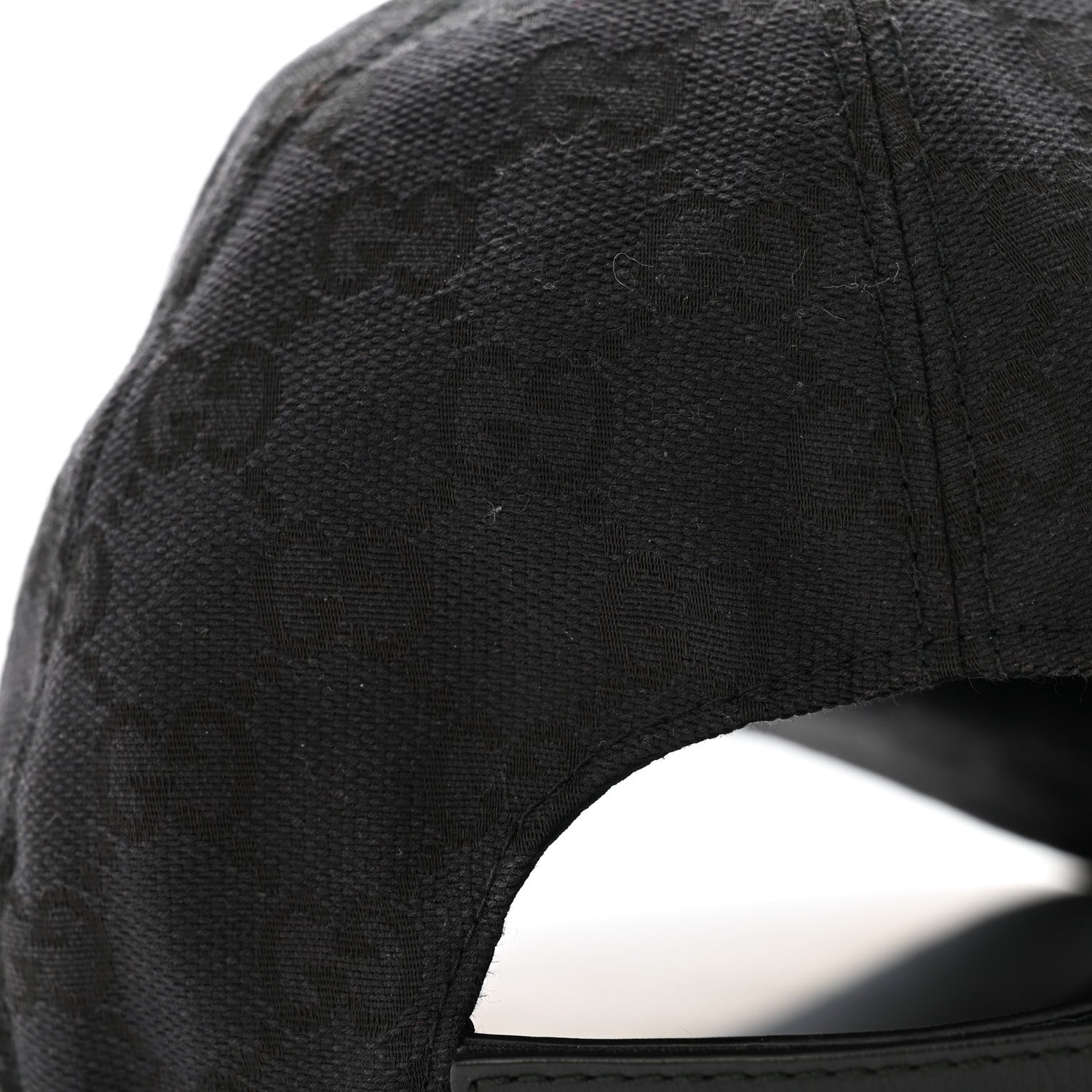 Monogram Web Baseball Hat XL Black