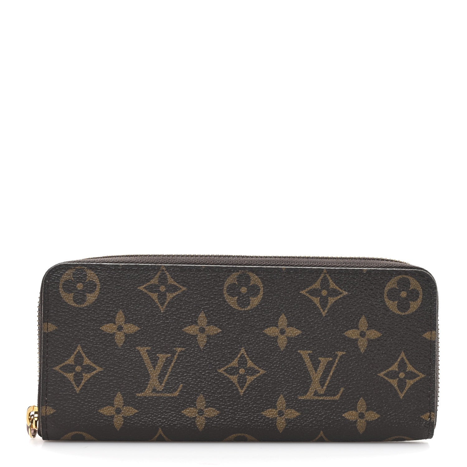 Monogram Clemence Wallet Rose Ballerine