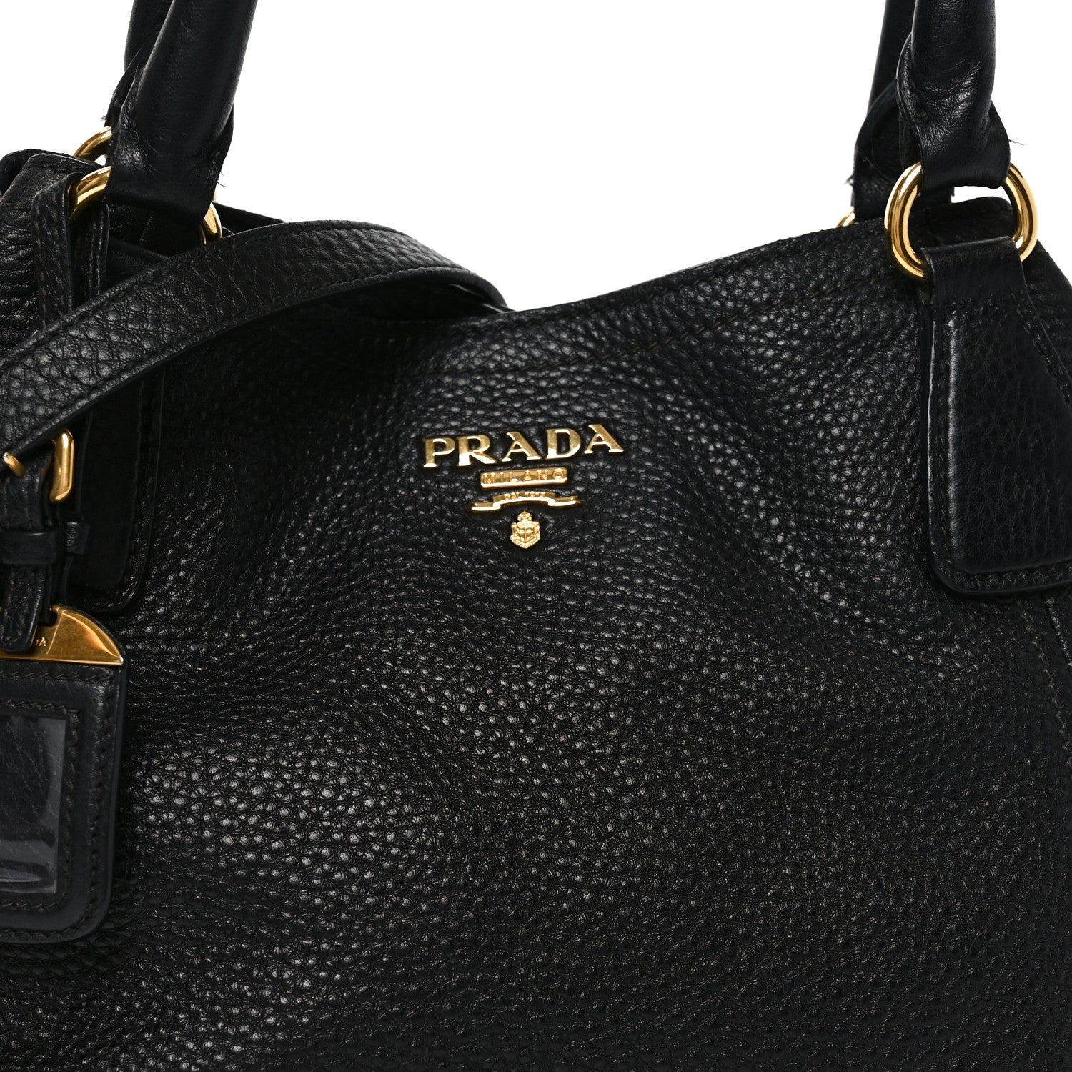 Vitello Daino Tote Black