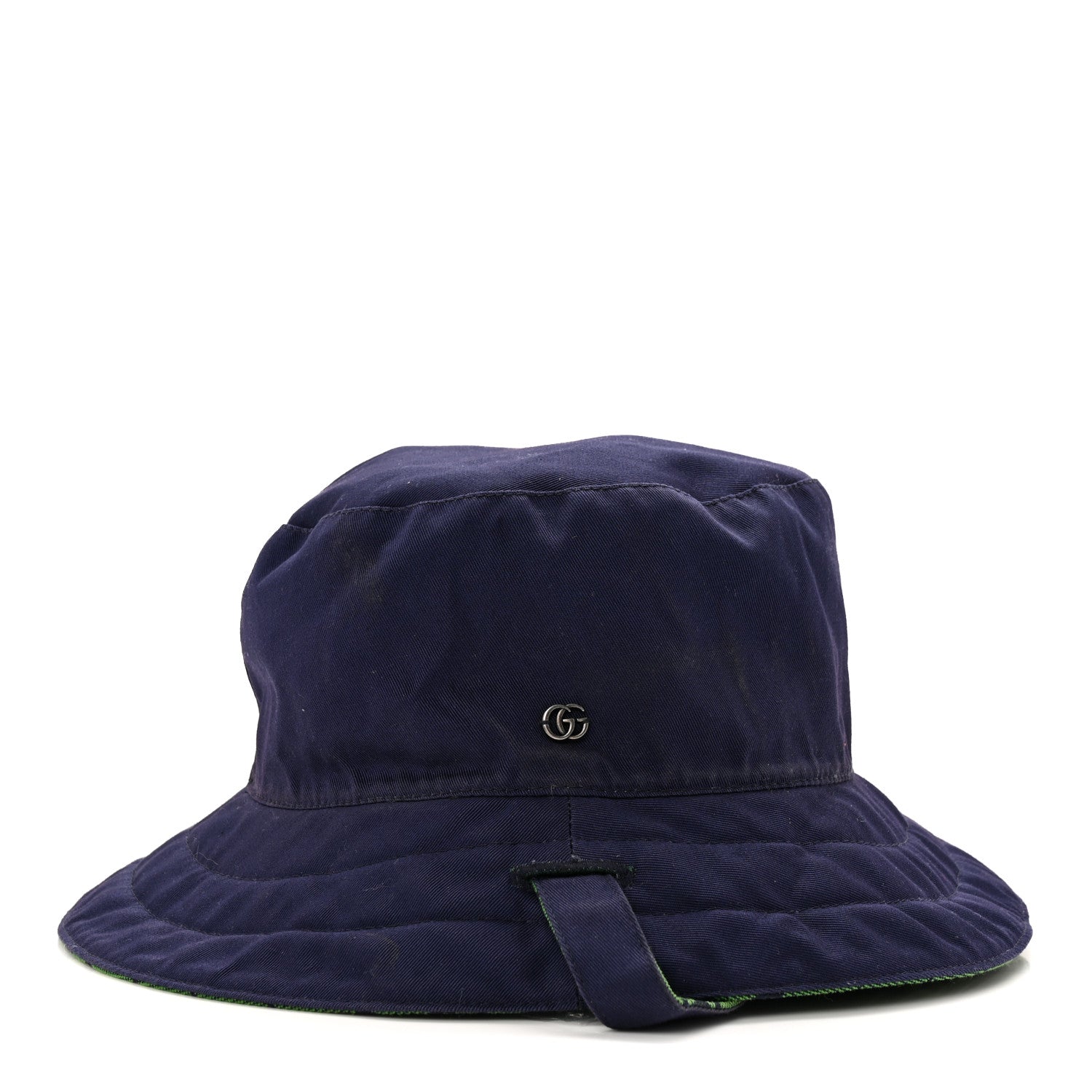 Monogram Multicolor Reversible Self-Tie Bucket Hat S Green Blue