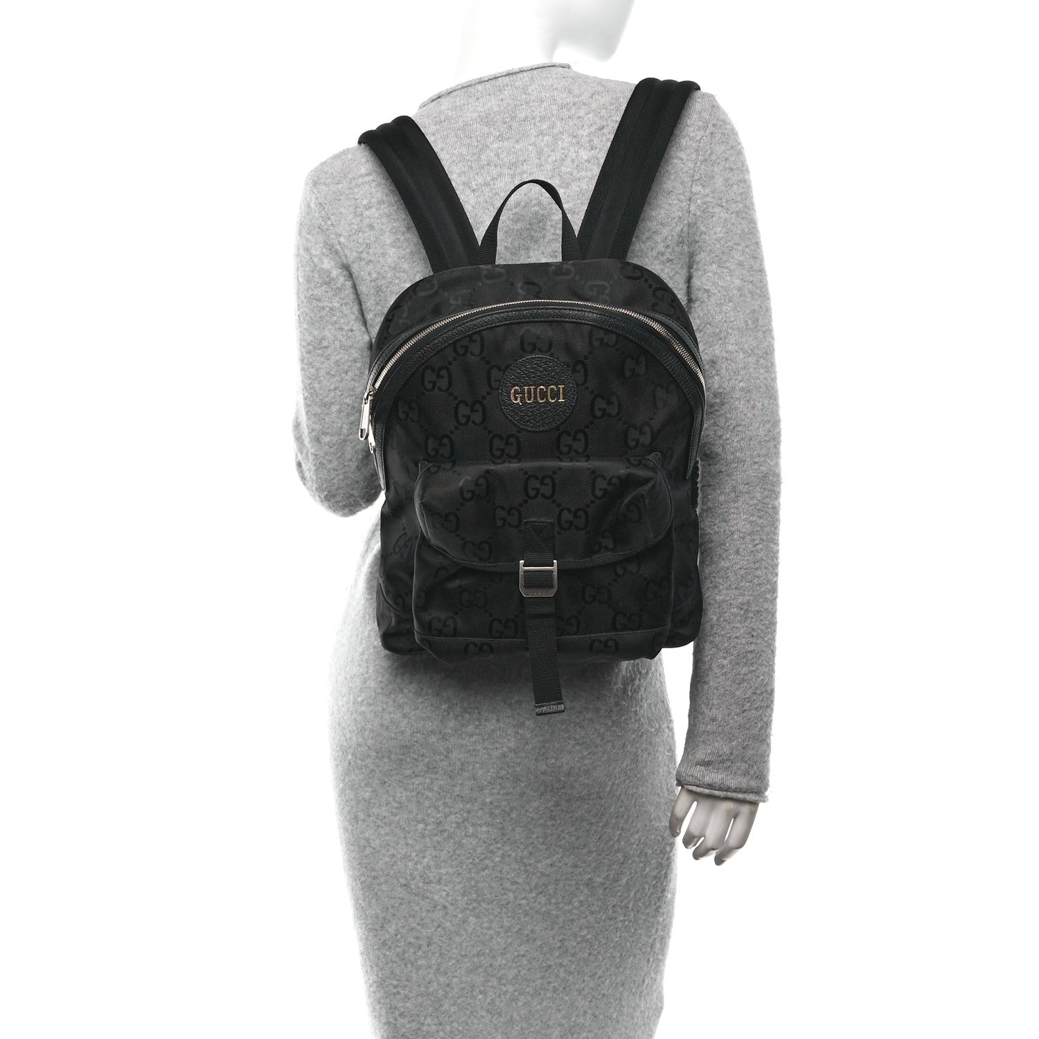 Econyl Nylon Monogram Off The Grid Backpack Black