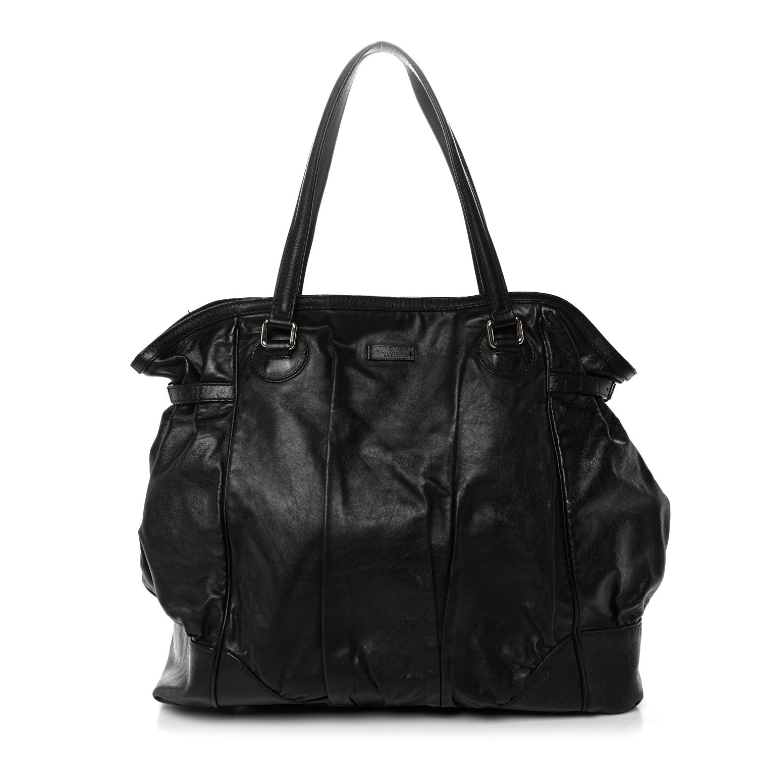 Calfskin Guccissima Full Moon Tote Black