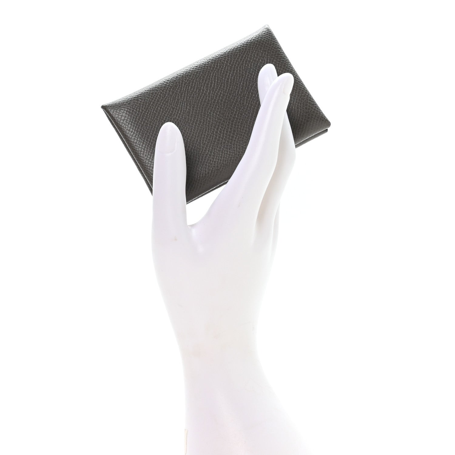 Epsom Calvi Card Case Gris Meyer