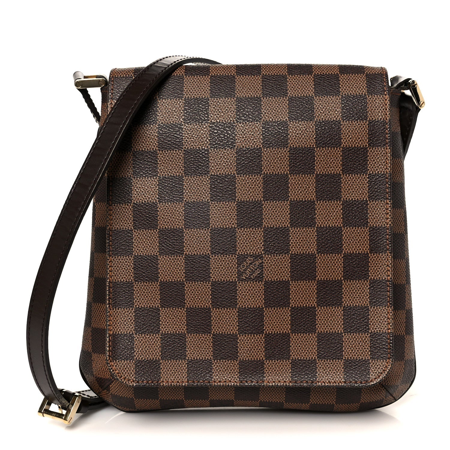 Damier Ebene Musette Salsa Long Strap