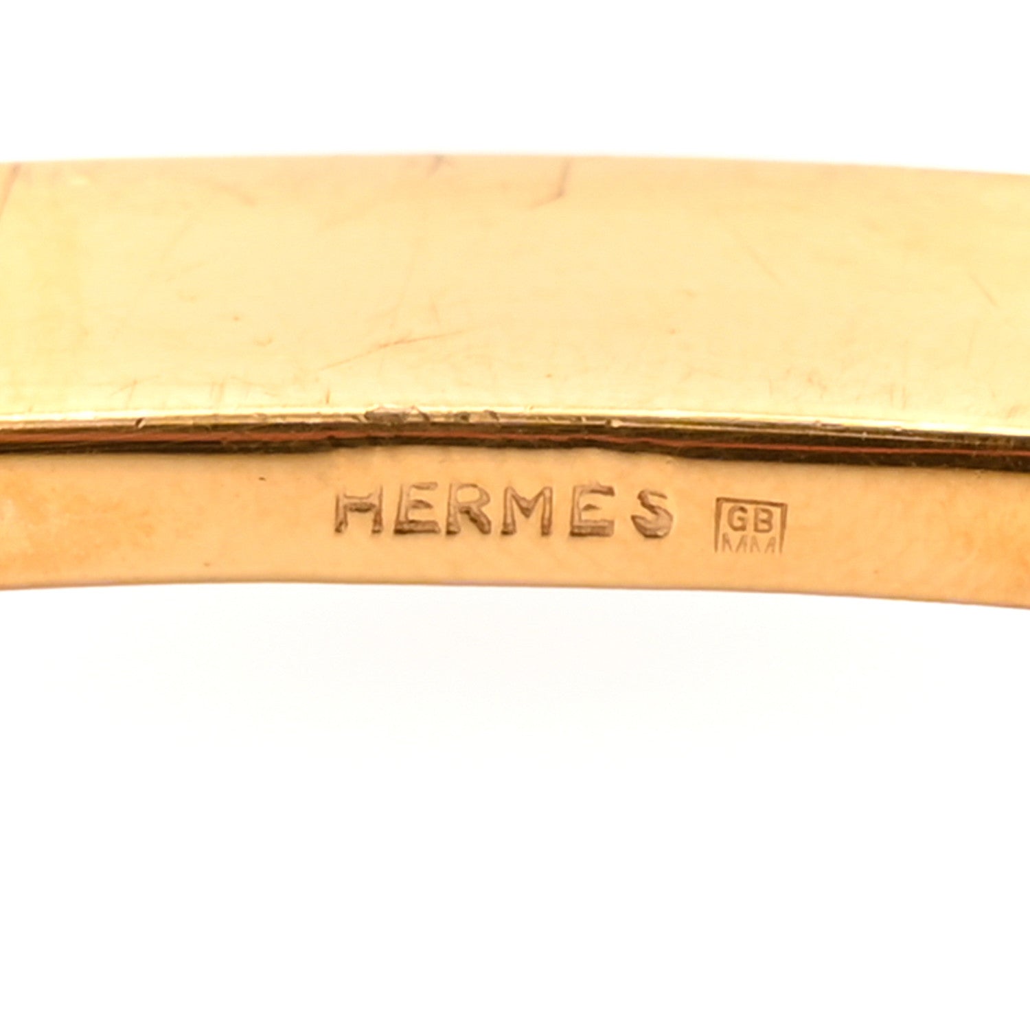 Polished 24mm Constance H Belt Buckle Gold