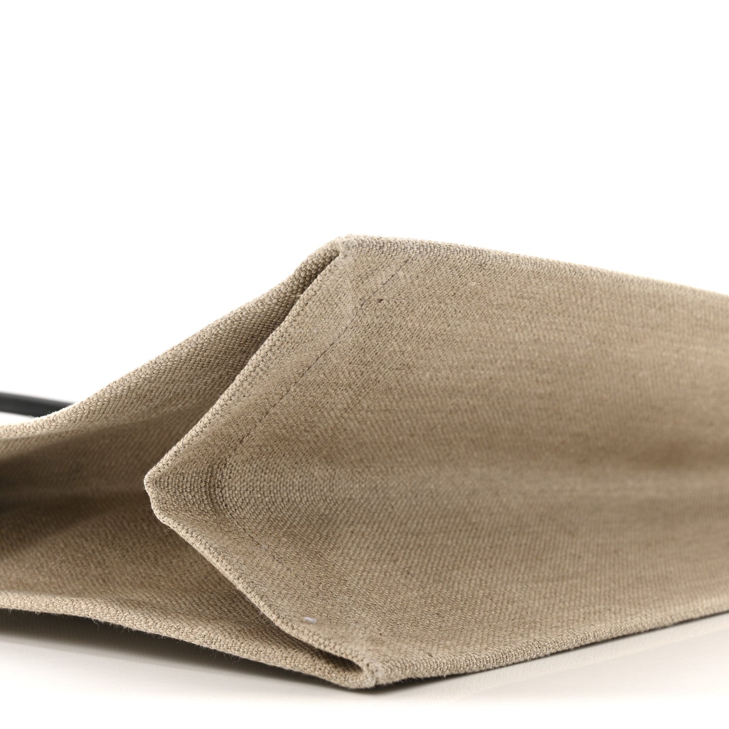 Linen Calfskin Rive Gauche Tote Greggio Natural