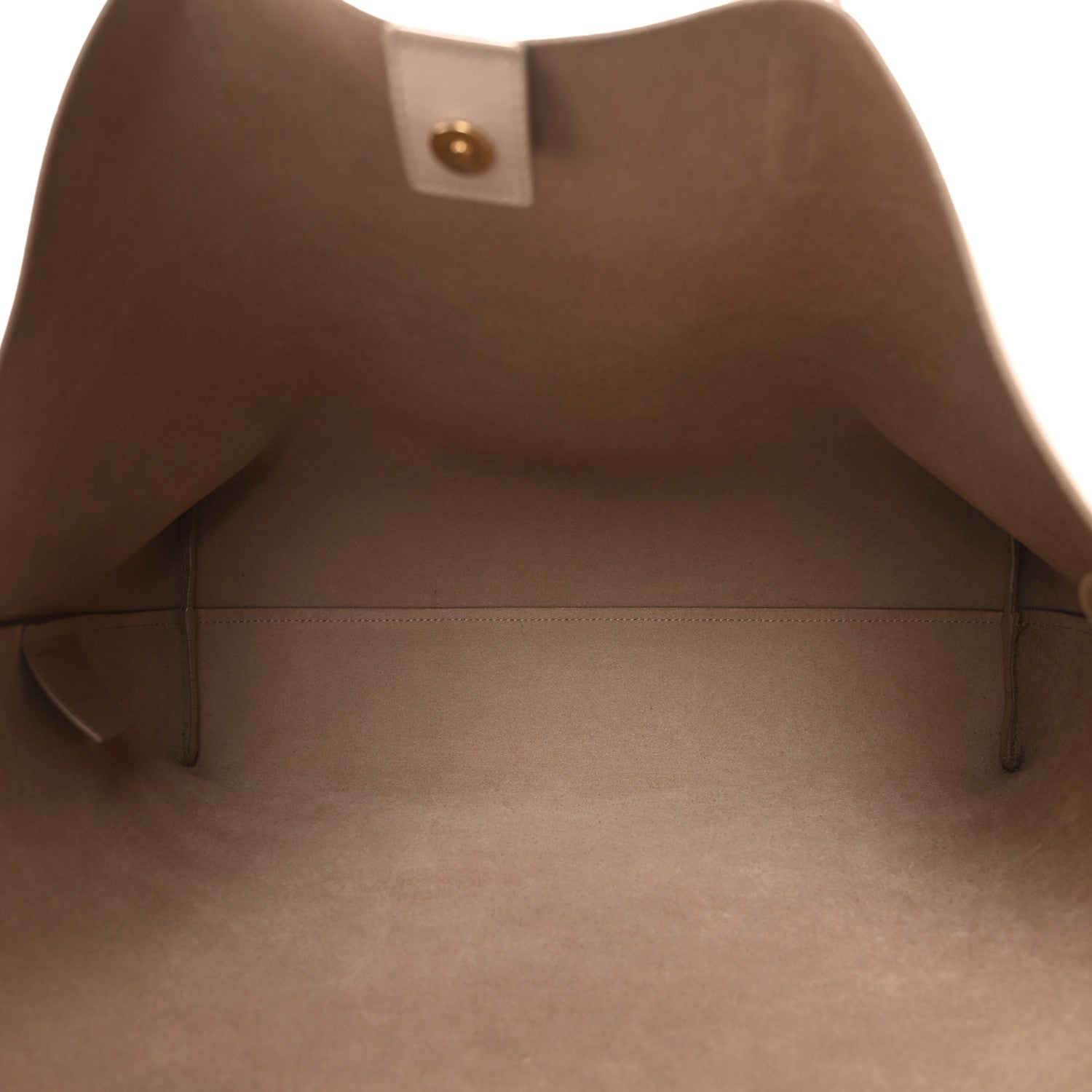 Calfskin Large Shopping Tote Dark Beige