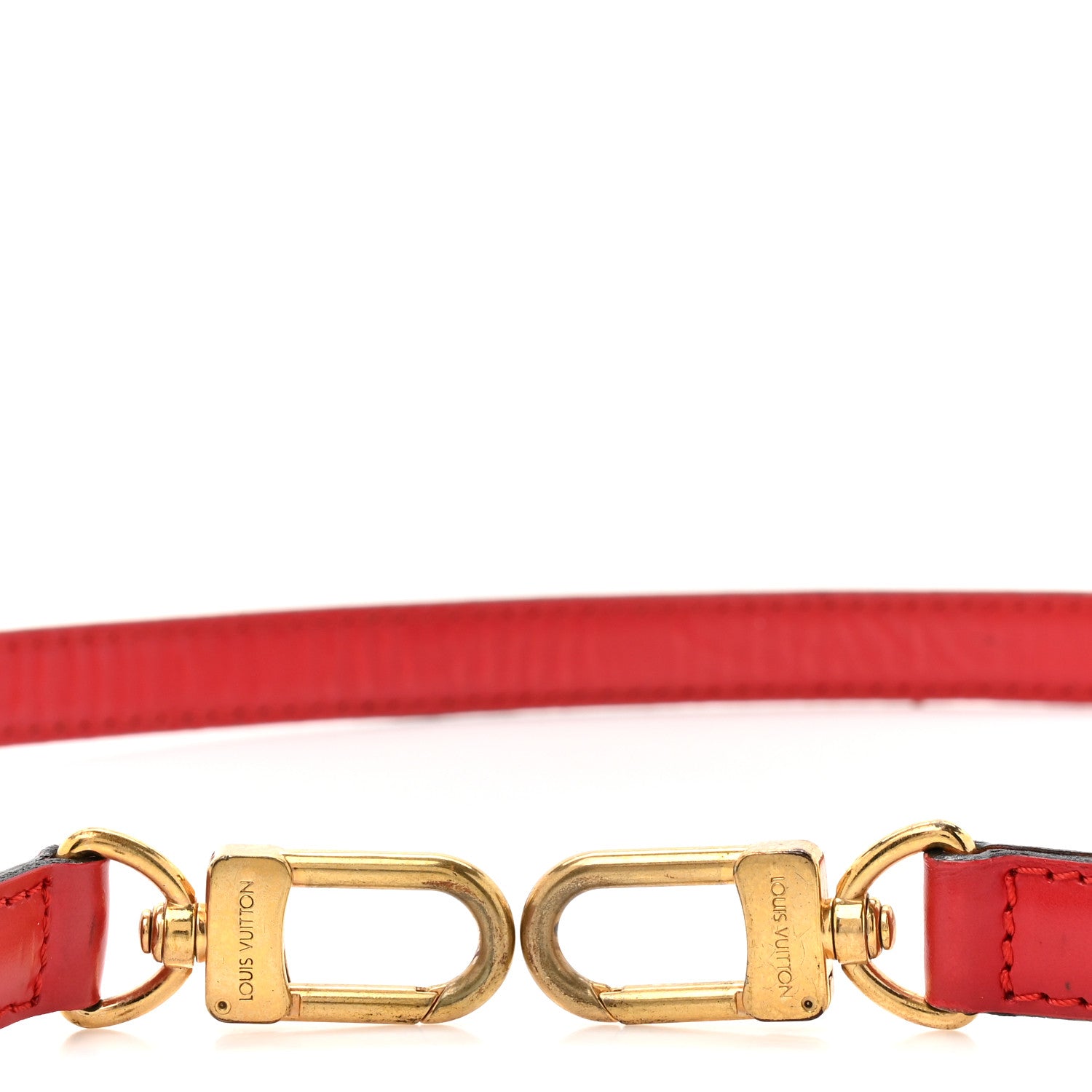 Calfskin 16mm Adjustable Shoulder Strap Red