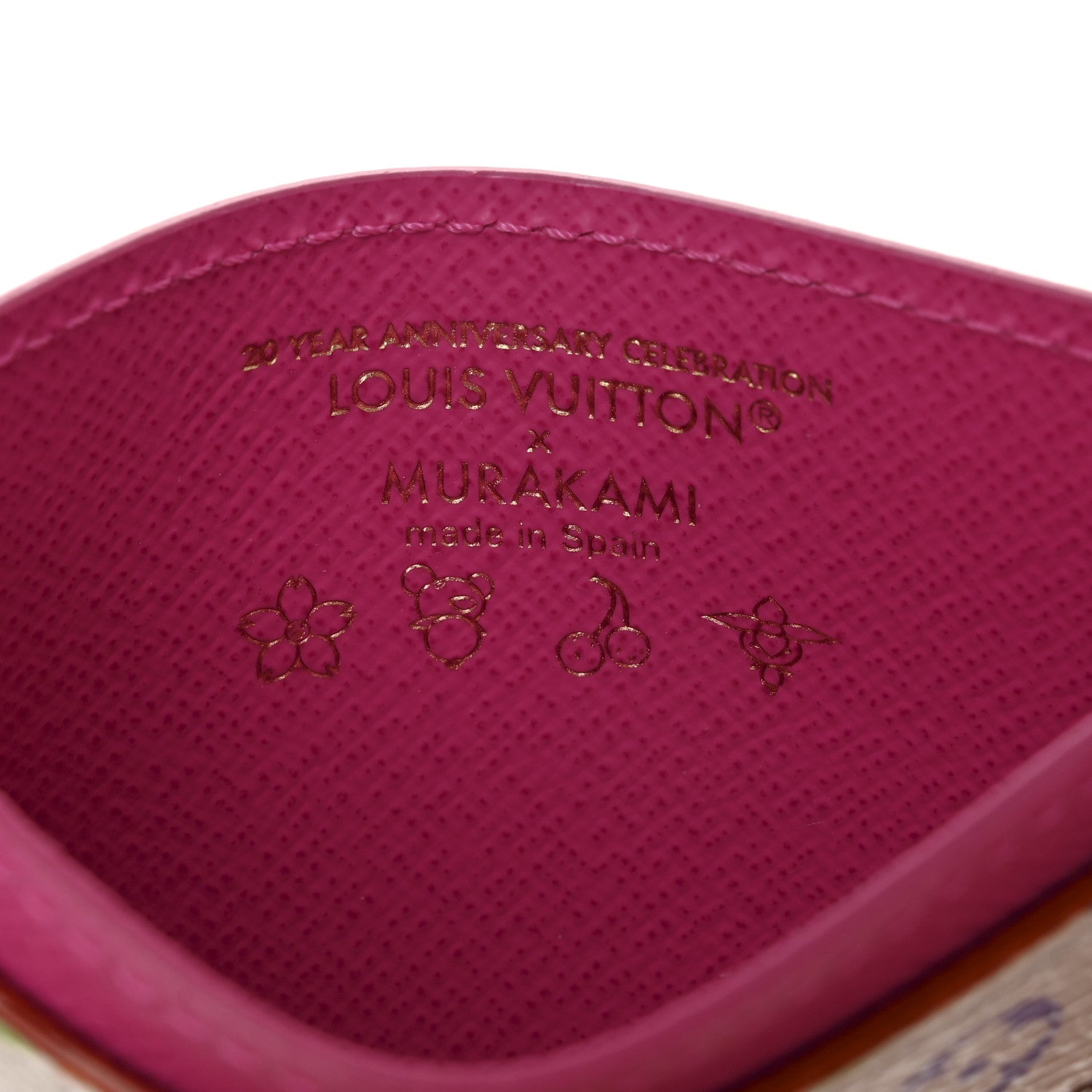 LV X TM Monogram Multicolor Card Holder Kawaii Pink
