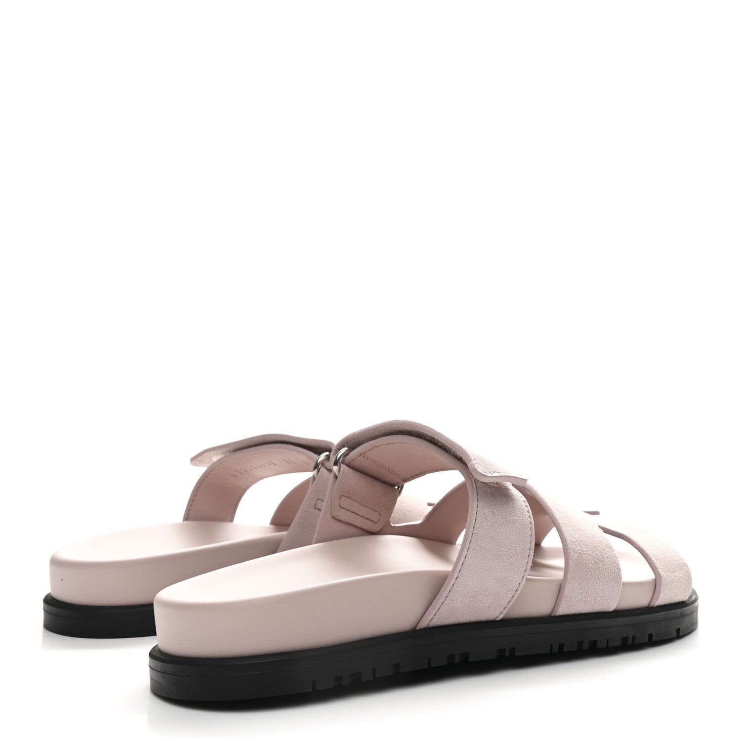 Suede Goatskin Womens Chypre Sandals 36 Rose Porcelaine
