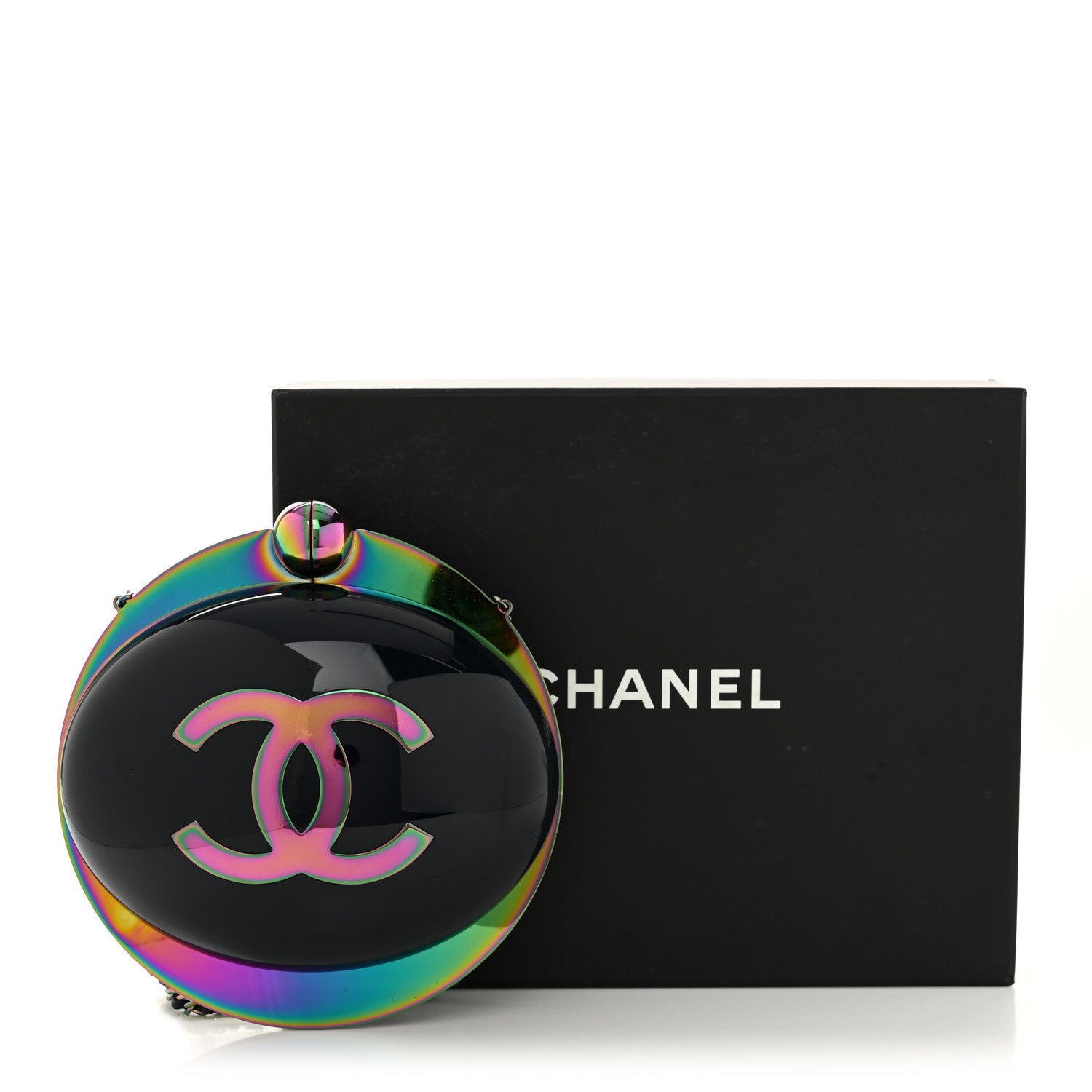 Resin CC Over The Moon Minaudiere Blue Multicolor