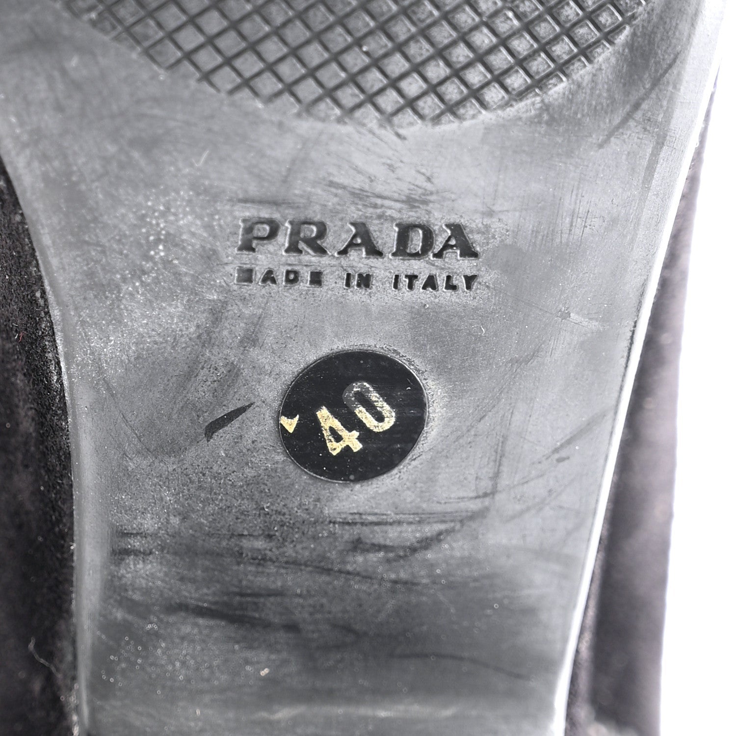 Scamosciato Zip Boots 40 Black
