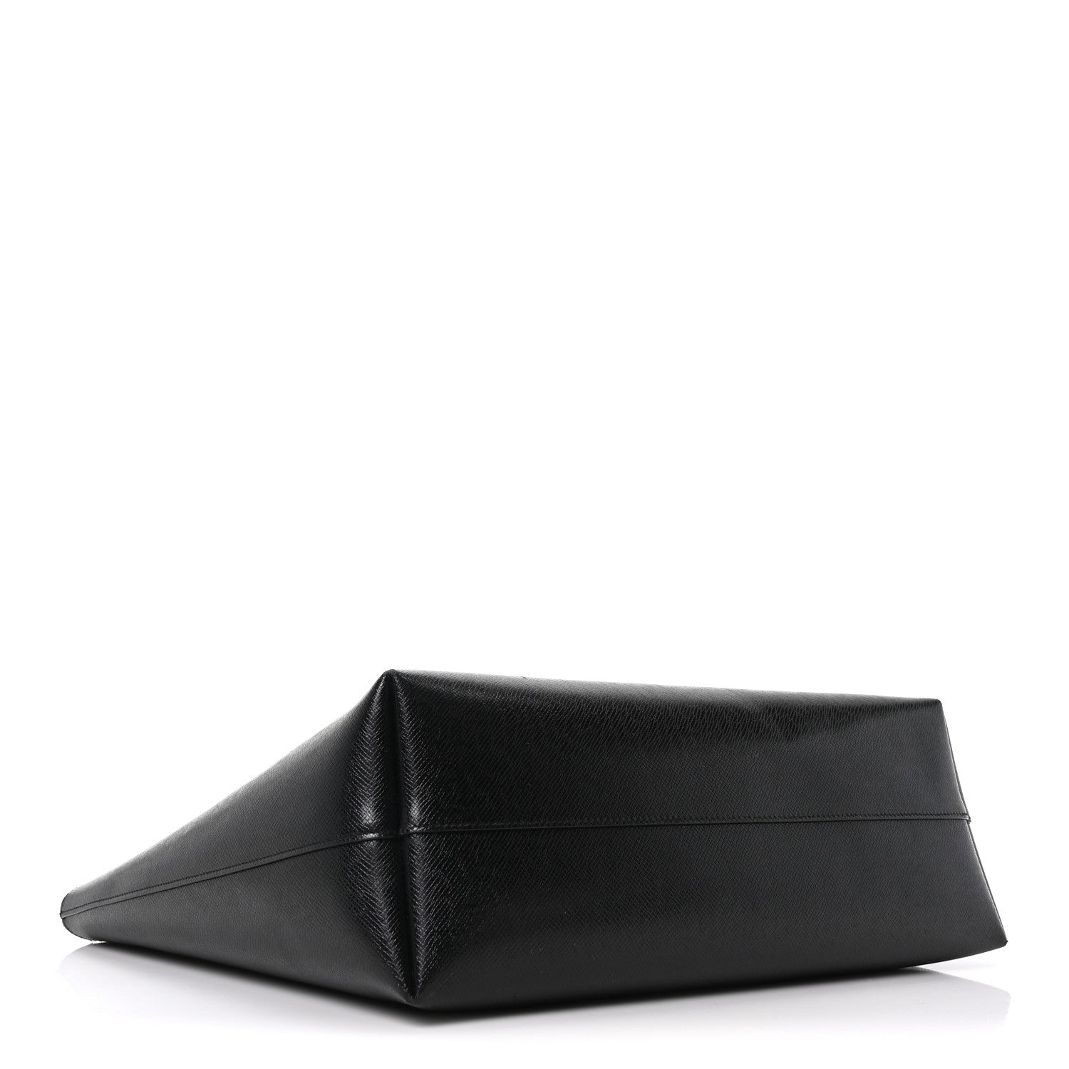 Calfskin Large Shopping Tote Black