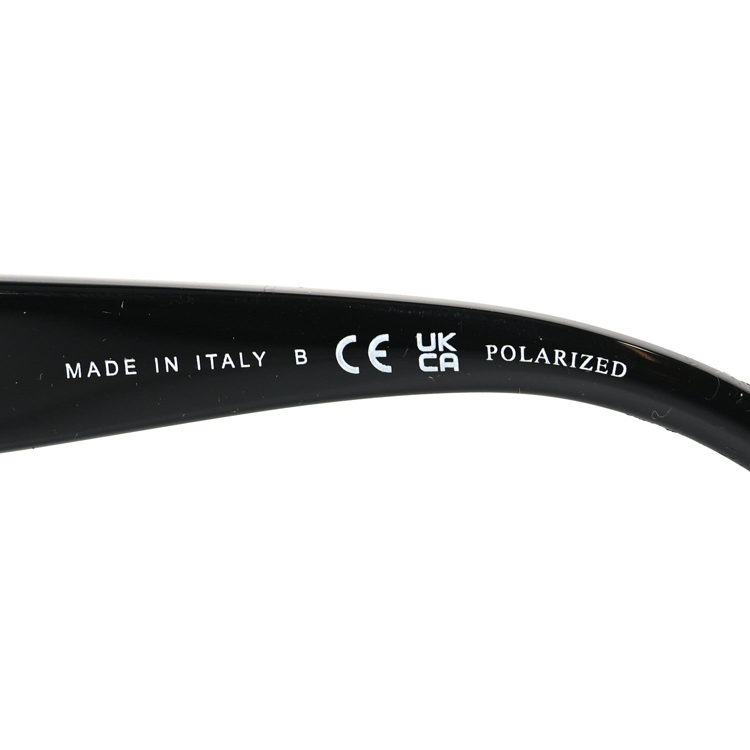 Acetate Metal Polarized Square Sunglasses 5533-A Black