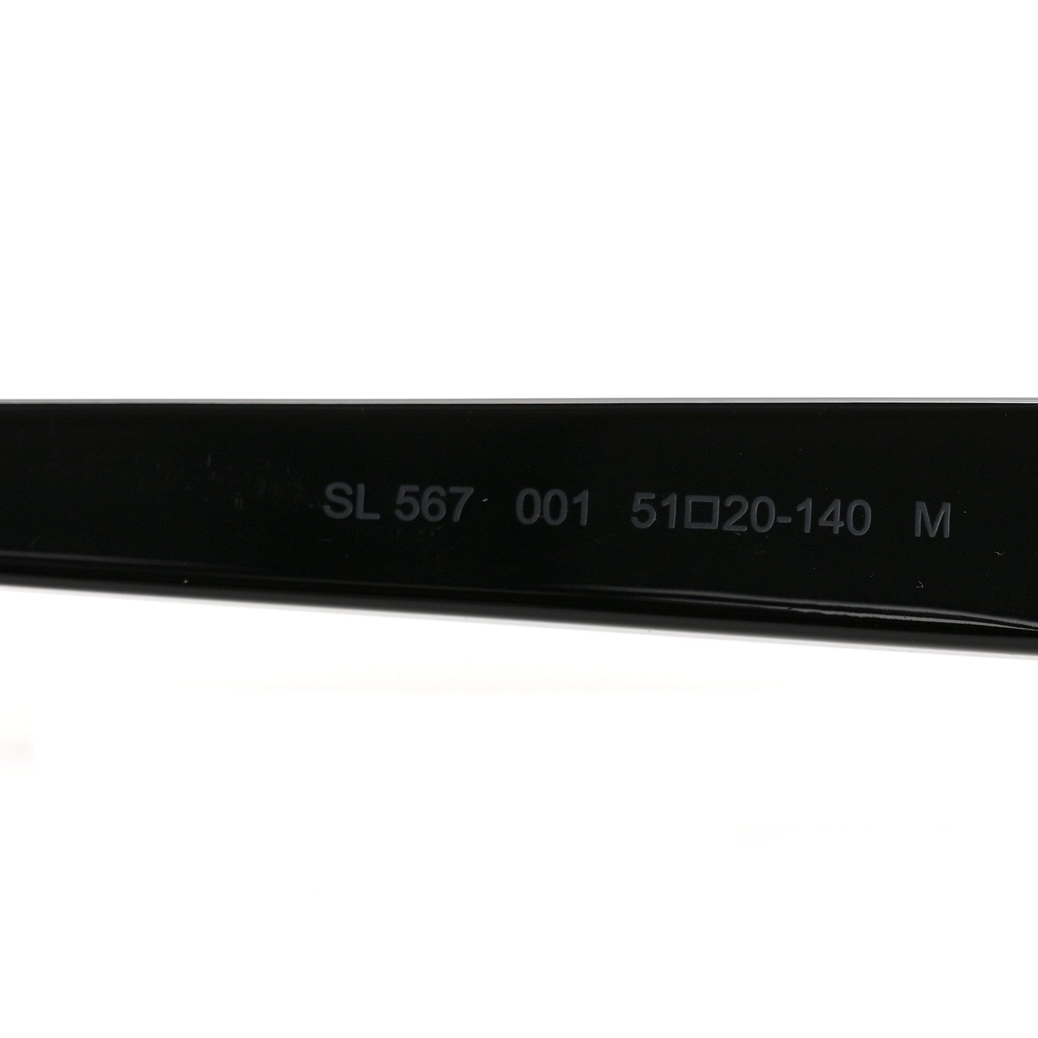 Acetate Sunglasses SL 567 001 Black