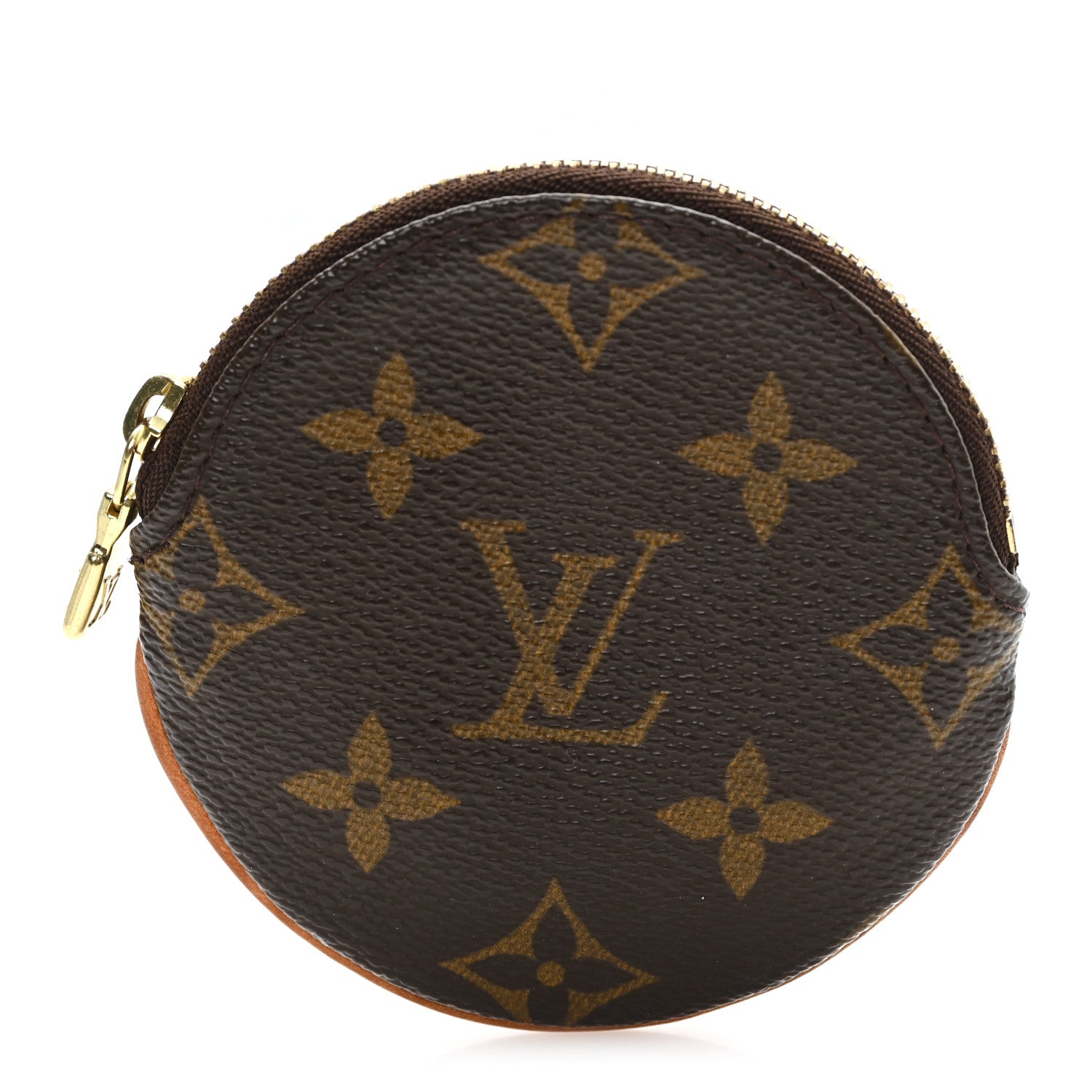 Monogram Round Coin Purse